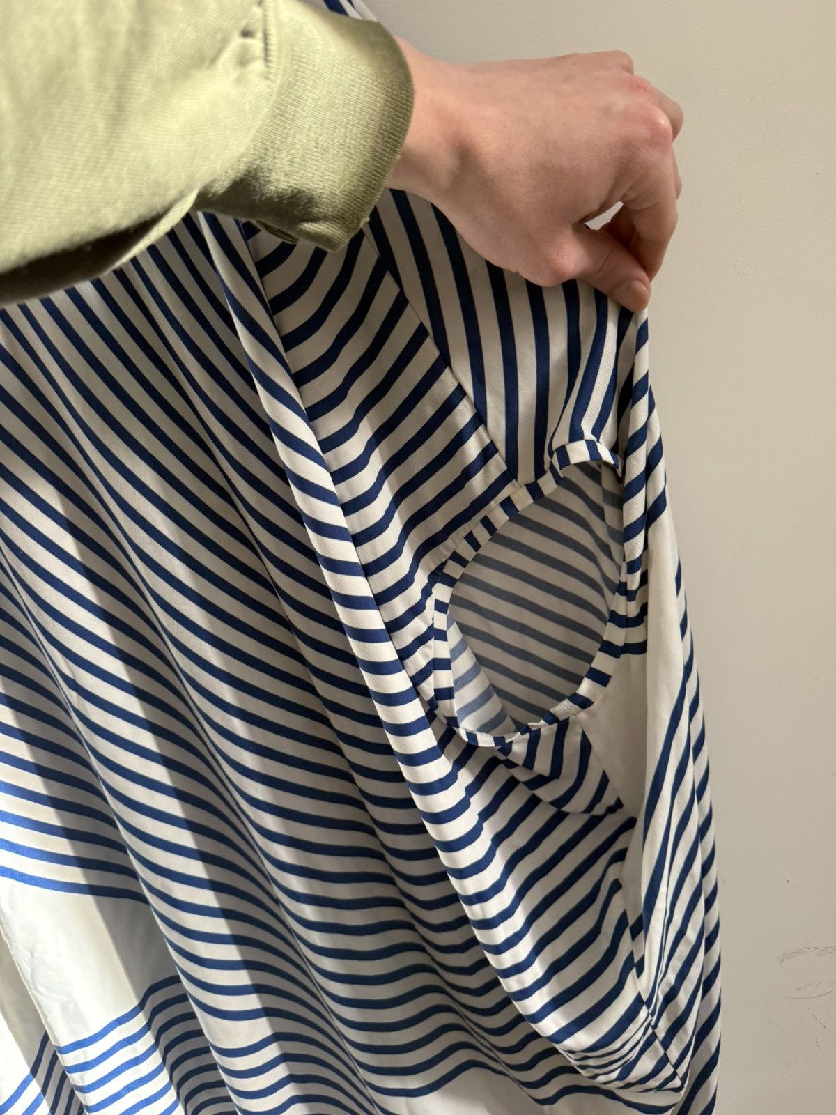 MM6 MM6 Assymetrical Striped Dress Size S / US 4 / IT 40 - 12 Thumbnail