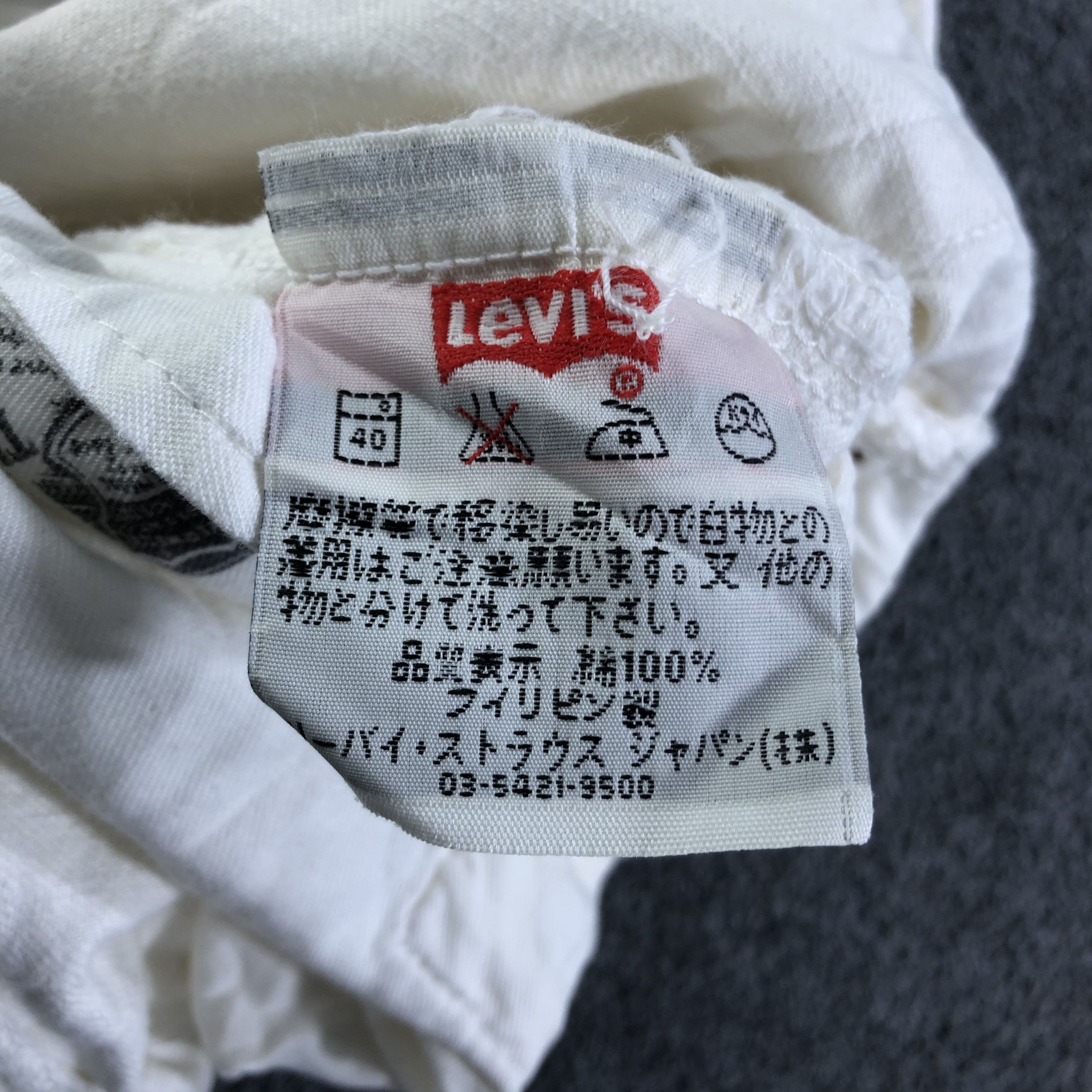 Levi's 90s Vintage Light Wash Levis 501 Jeans-J3988 Size US 34 / EU 50 - 10 Thumbnail