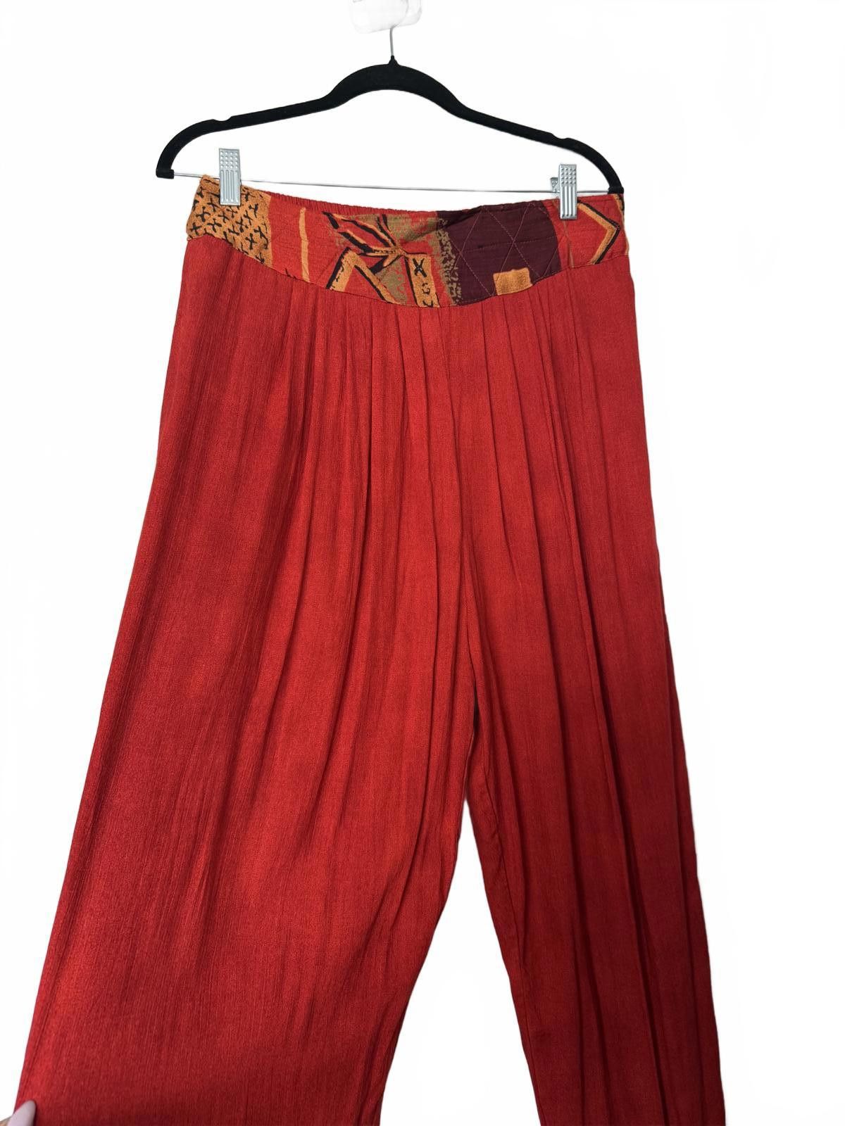 Designer Vintage 90s 80s style High Waist Wide Leg Pants Size 40" / US 18 - 3 Thumbnail