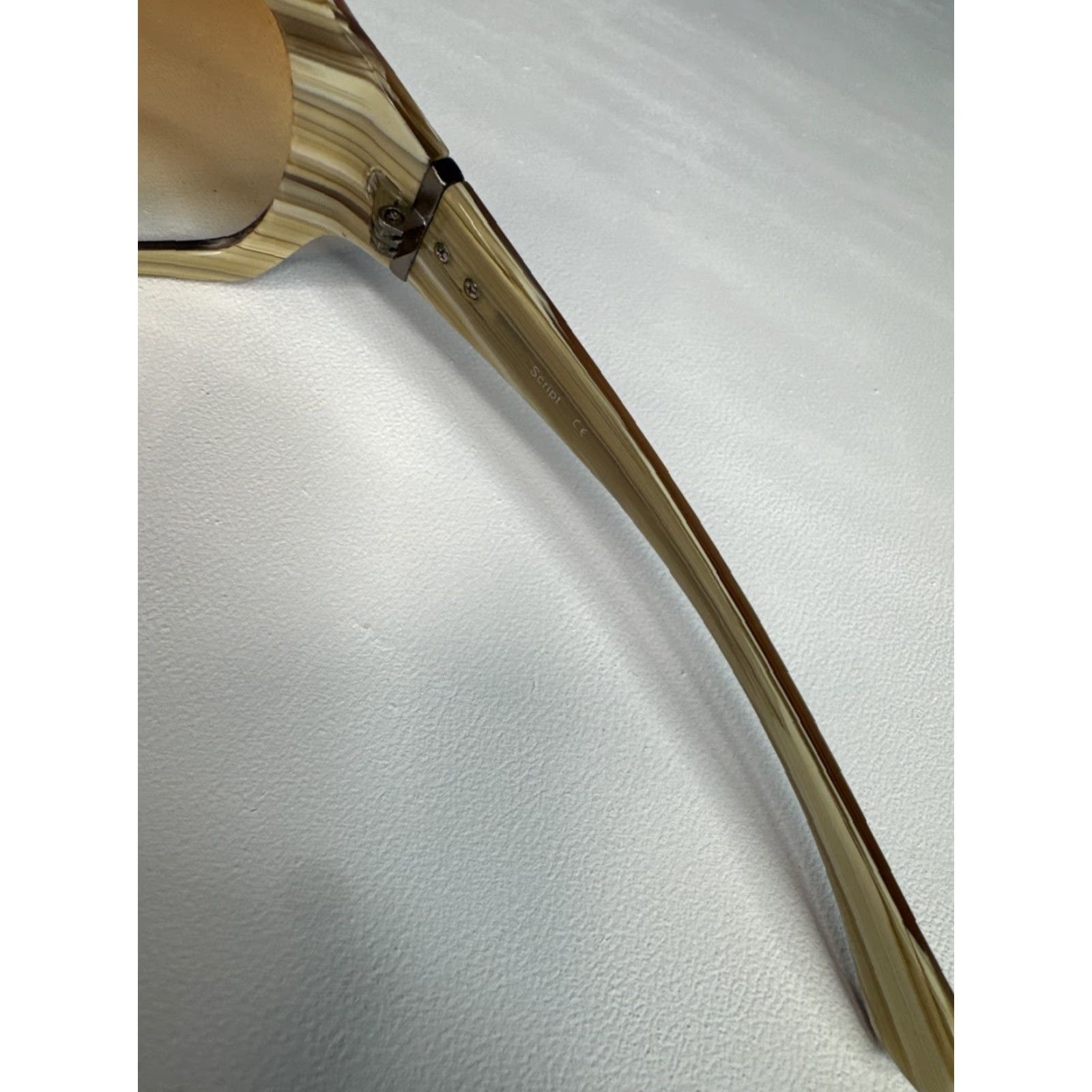 Oakley VINTAGE Oakley Script Sunglasses Cappuccino Gradient Lens Women Oversized Frames Only Brown Gradient Oval Sunglasses Women Size ONE SIZE - 8 Thumbnail