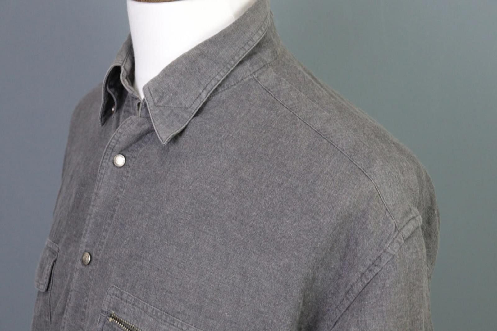 Designer Vintage Versace Sport Brown Snap Up Pockets Shirt Size 54 Size US M / EU 48-50 / 2 - 7 Thumbnail