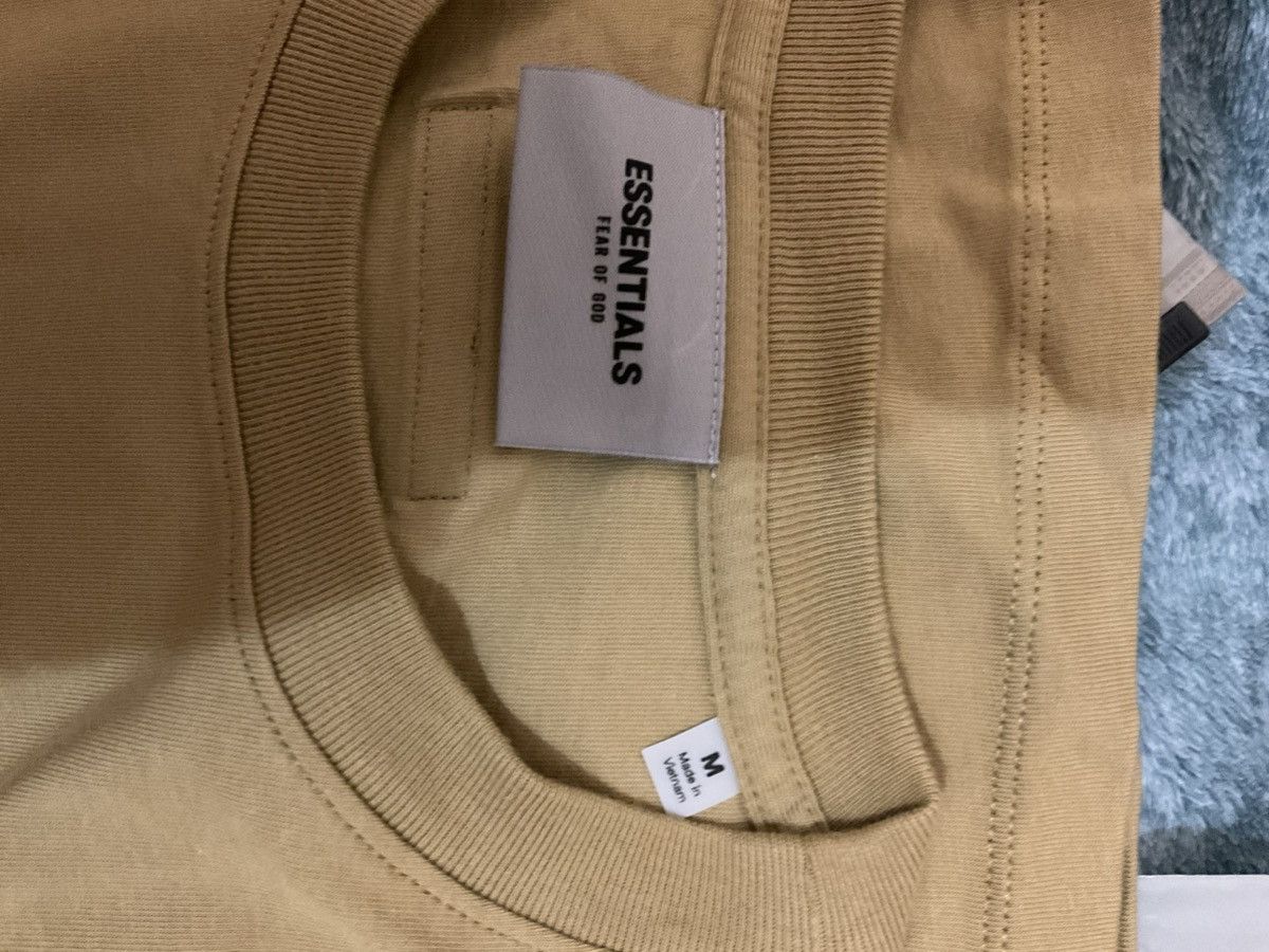 Fear of God Fear of God Essentials Short Sleeve Tee - Size M - Amber Size US M / EU 48-50 / 2 - 3 Thumbnail