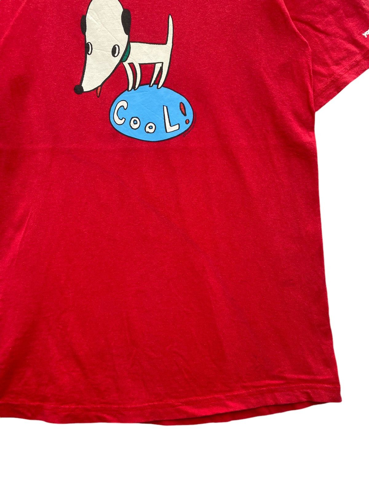 Vintage Vintage Super Rare Yoshitomo Nara Art Dog Tees Size US S / EU 44-46 / 1 - 6 Thumbnail