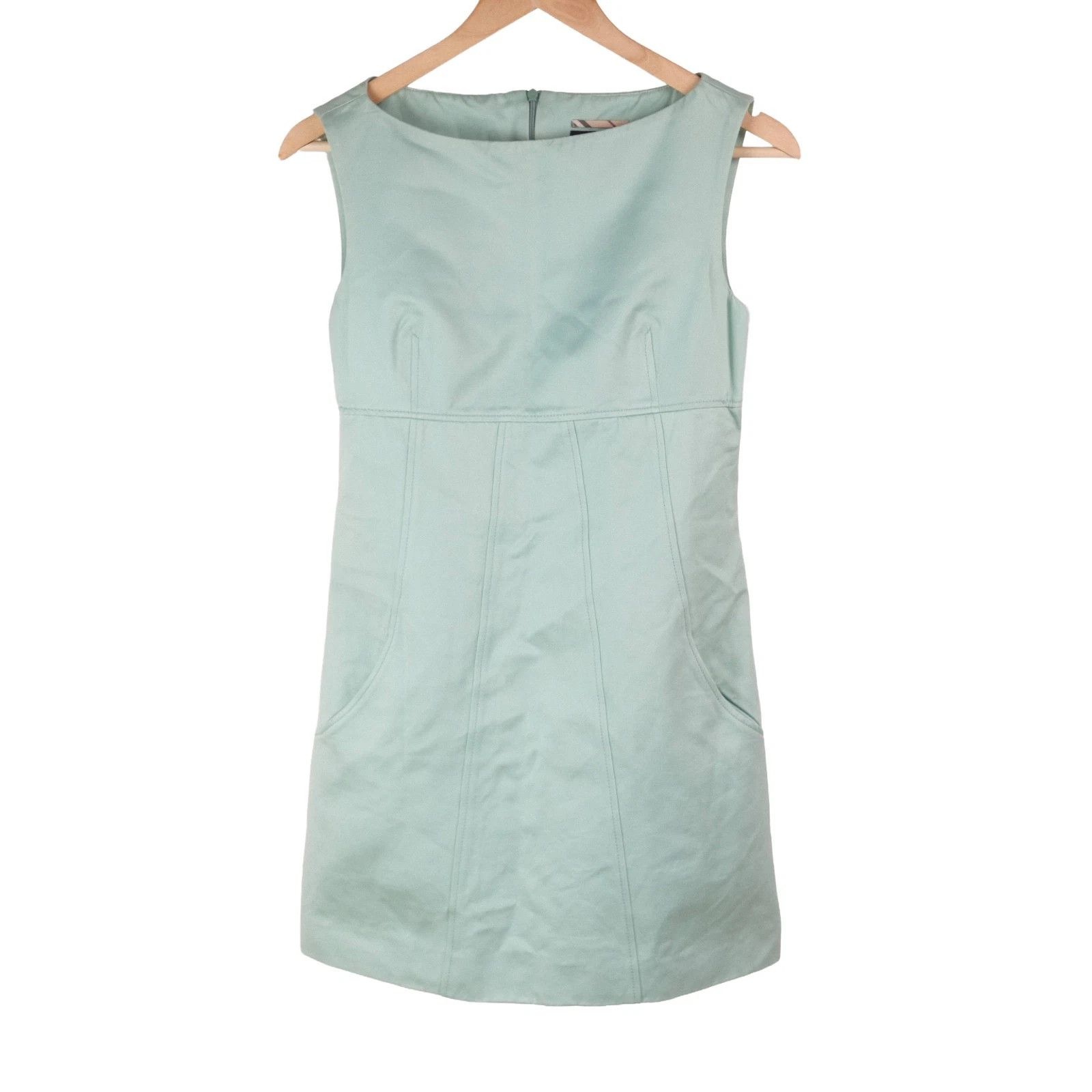 Burberry Burberry Mini Dress Satin Cotton Feel Size US 4 UK 6 IT 38 Size XS / US 0-2 / IT 36-38 - 1 Thumbnail