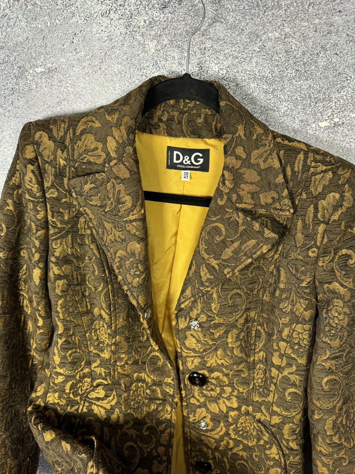 Dolce & Gabbana × Vintage Vintage Dolce Gabbana Retro Paisley Print Woman Coat 28/42sz Size M / US 6-8 / IT 42-44 - 23 Thumbnail
