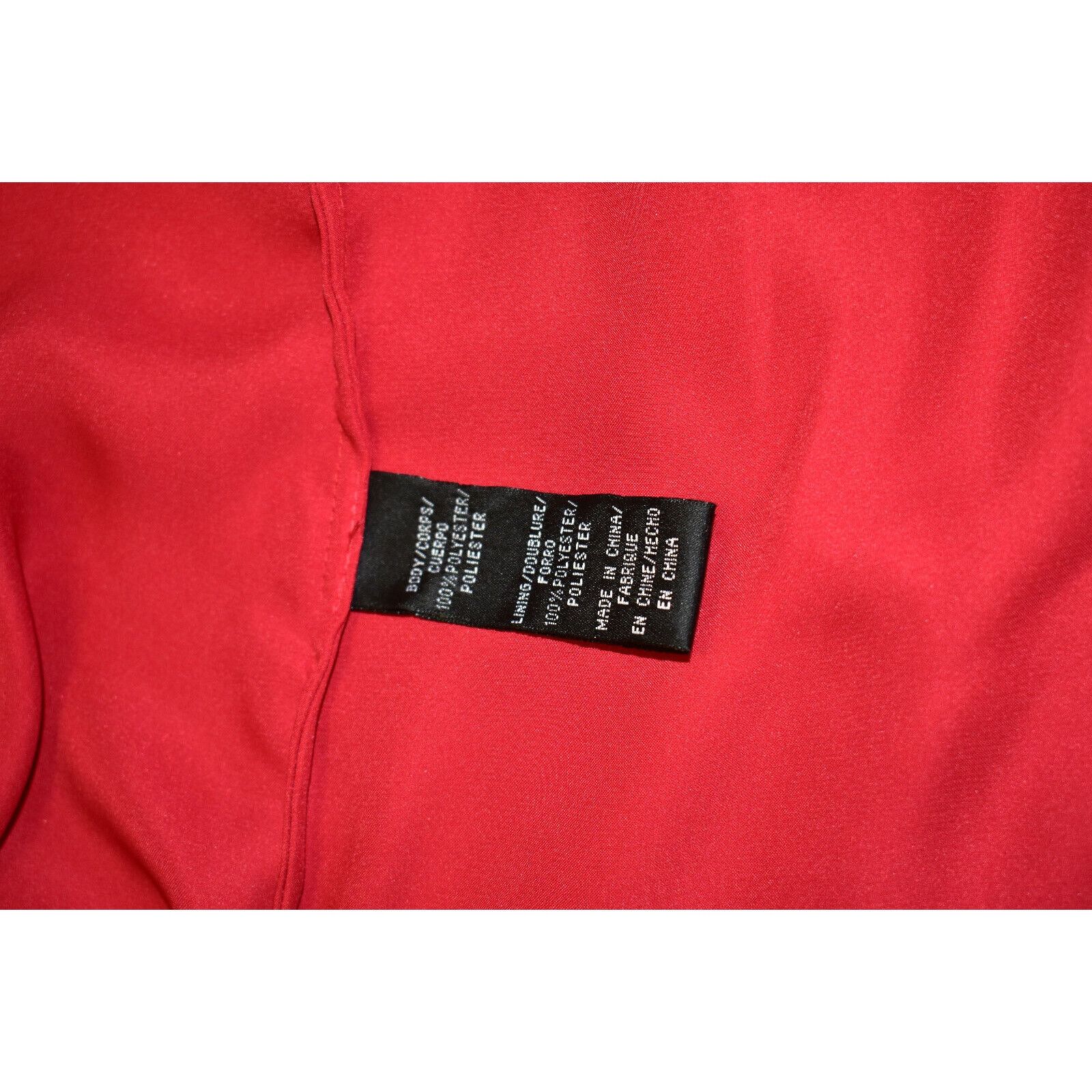 Jil Stuart E0 NWT JILL JILL STUART Red Crepe De Chine Gown Dress 6 $398 Size M / US 6-8 / IT 42-44 - 5 Thumbnail