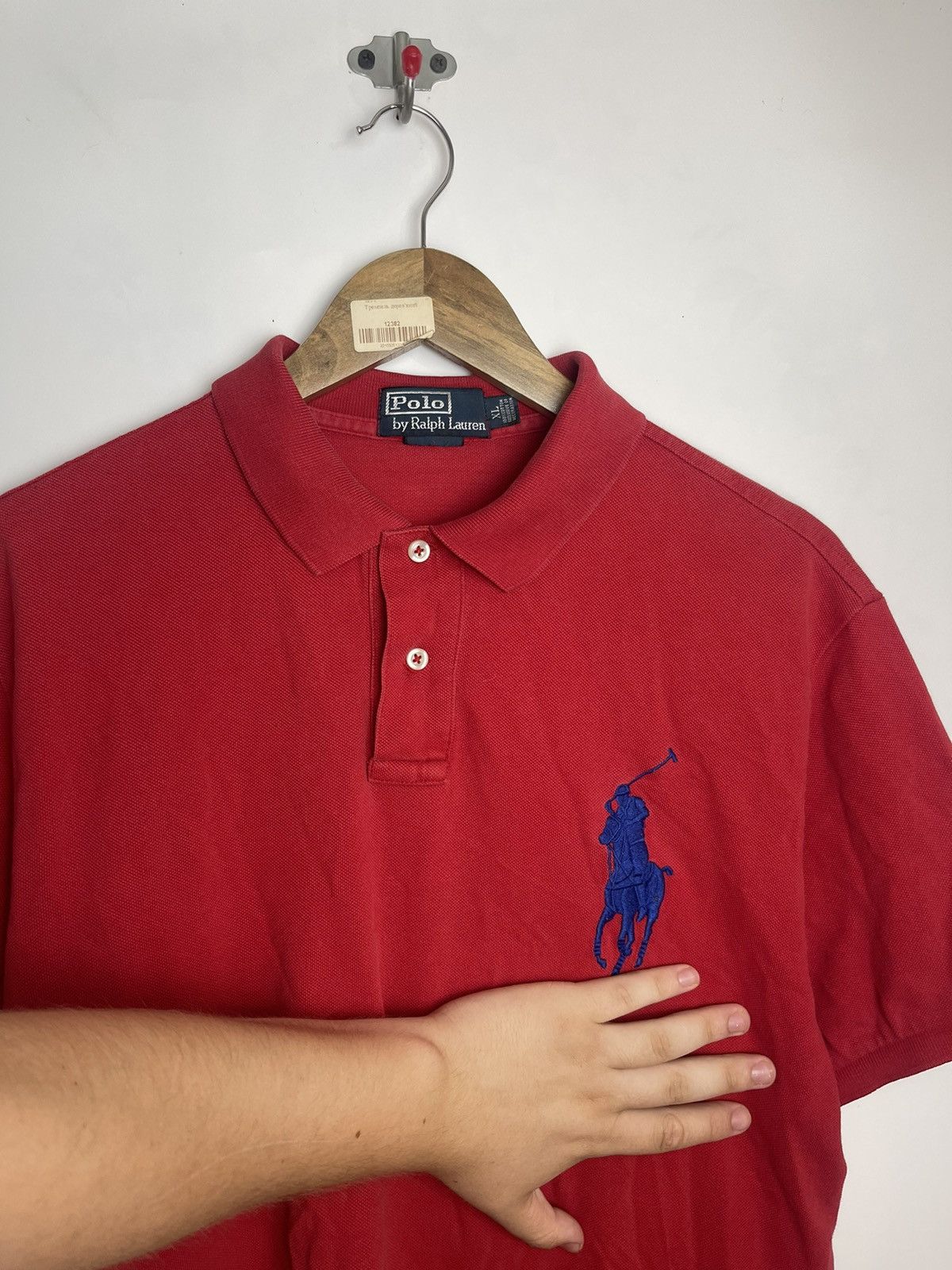 Other Chif keef stylr Vintage Polo Ralph Lauren Big Logo Polo Size US XL / EU 56 / 4 - 2 Thumbnail