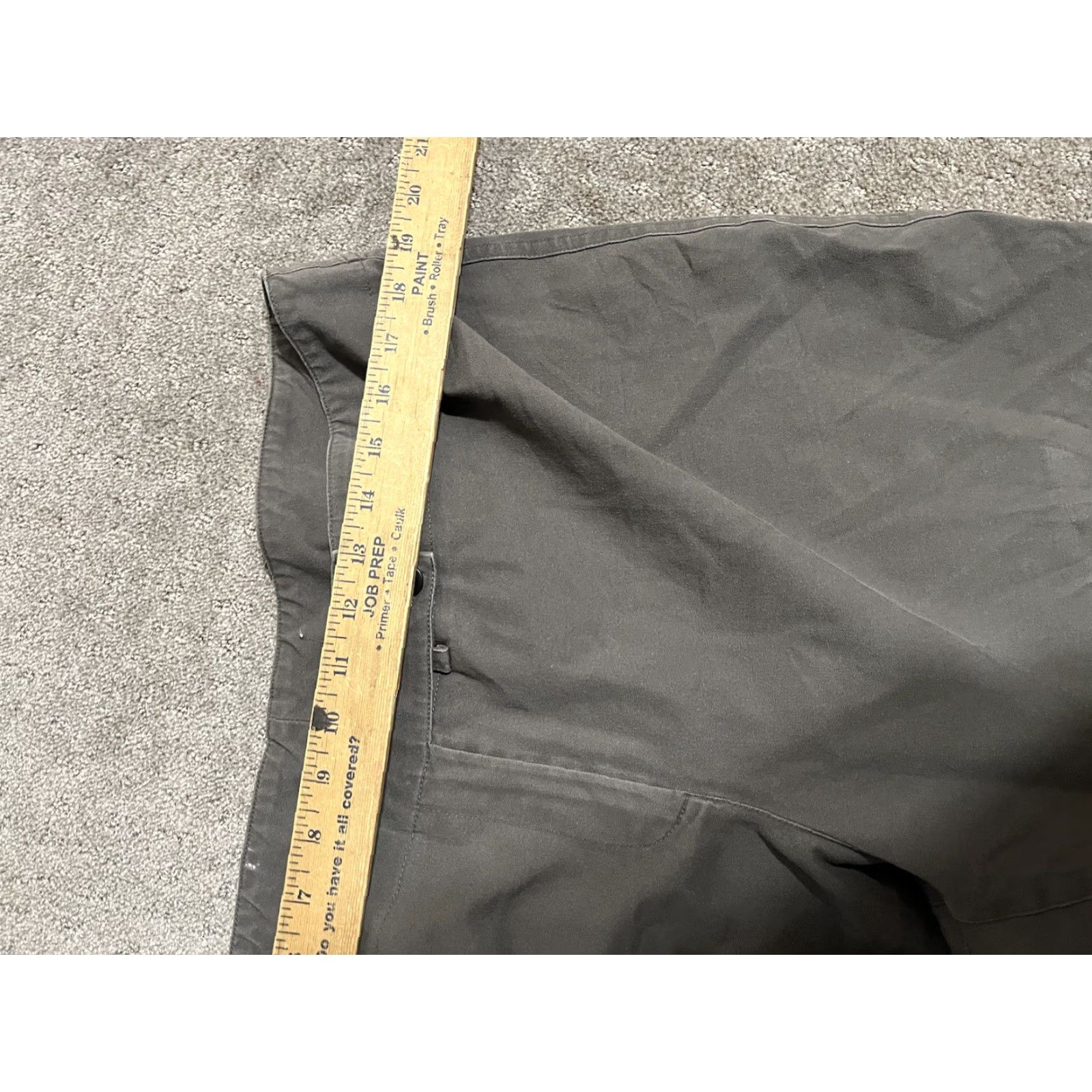 Eileen Fisher EILEEN FISHER Pants Stretch Twill Relaxed Gray XL Womens Wide-Leg Chino Size 40" / US 18 - 6 Thumbnail