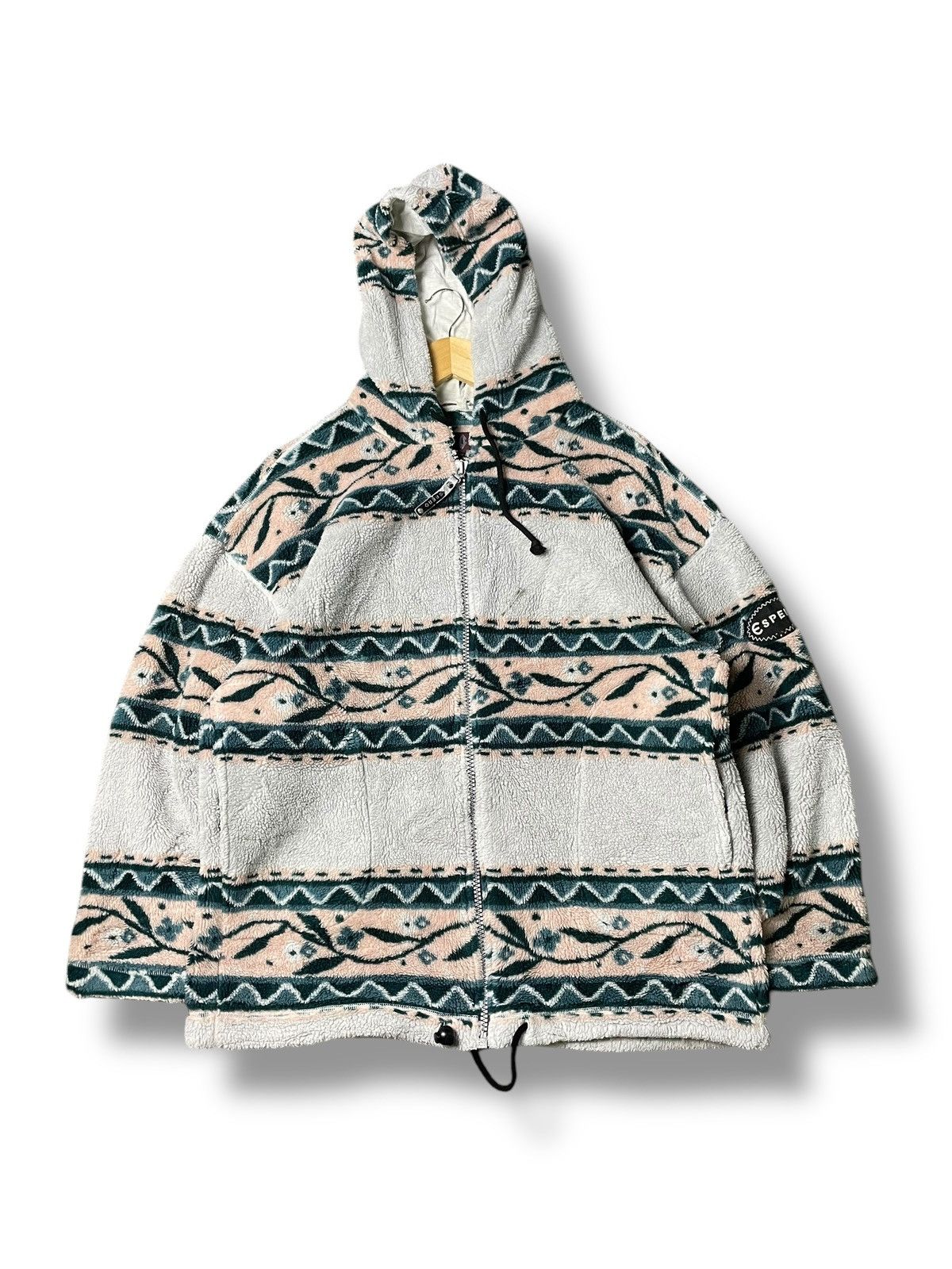 Japanese Brand × Vintage Japanese Brand American Native Pattern Fleece Hoodie (94) Size US M / EU 48-50 / 2 - 1 Thumbnail