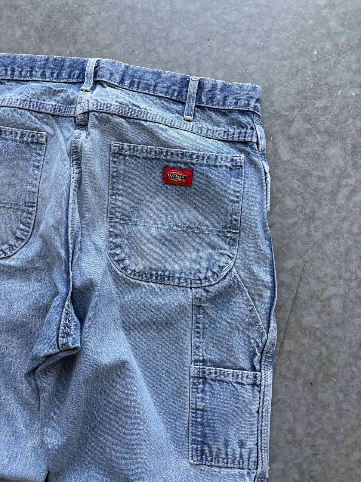 Dickies Thrashed Vintage Y2K Dickies Carpenter Jeans 36x31 Faded Size US 36 / EU 52 - 11 Thumbnail