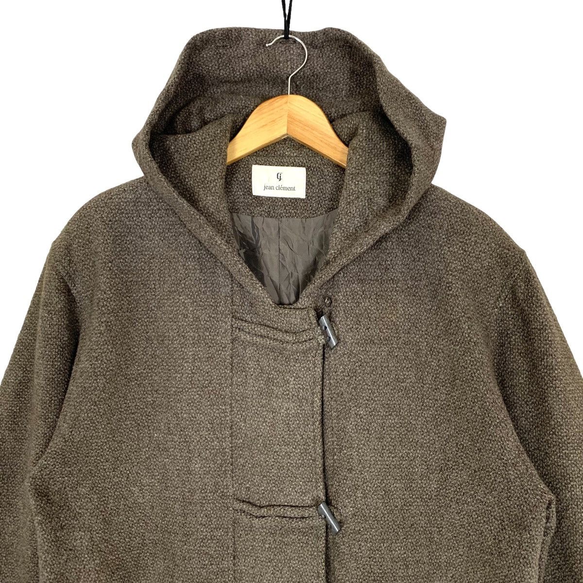 Japanese Brand Vintage Jean Clement Duffle Hoodie Long Coat Jacket Size US M / EU 48-50 / 2 - 2 Thumbnail