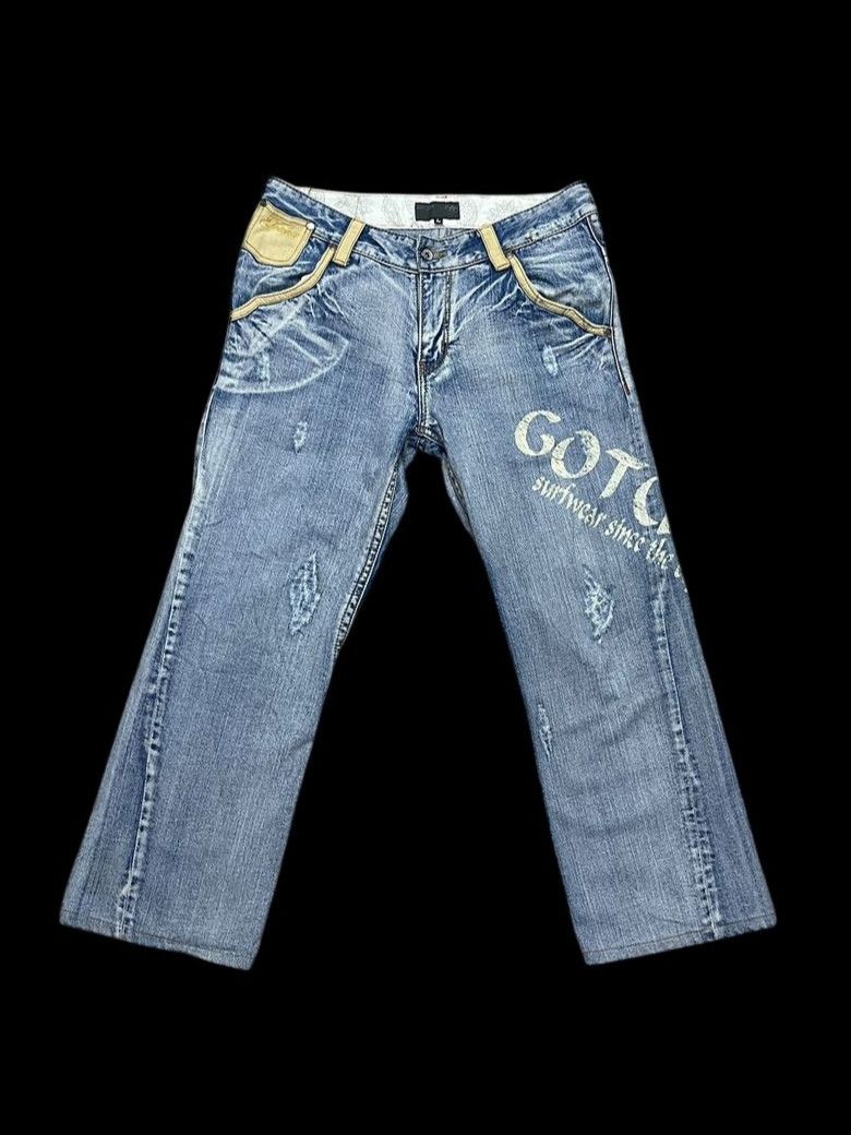 Gotcha Vintage Gotcha Distressed Denim Size 34" / US 12 / IT 48 - 1 Thumbnail