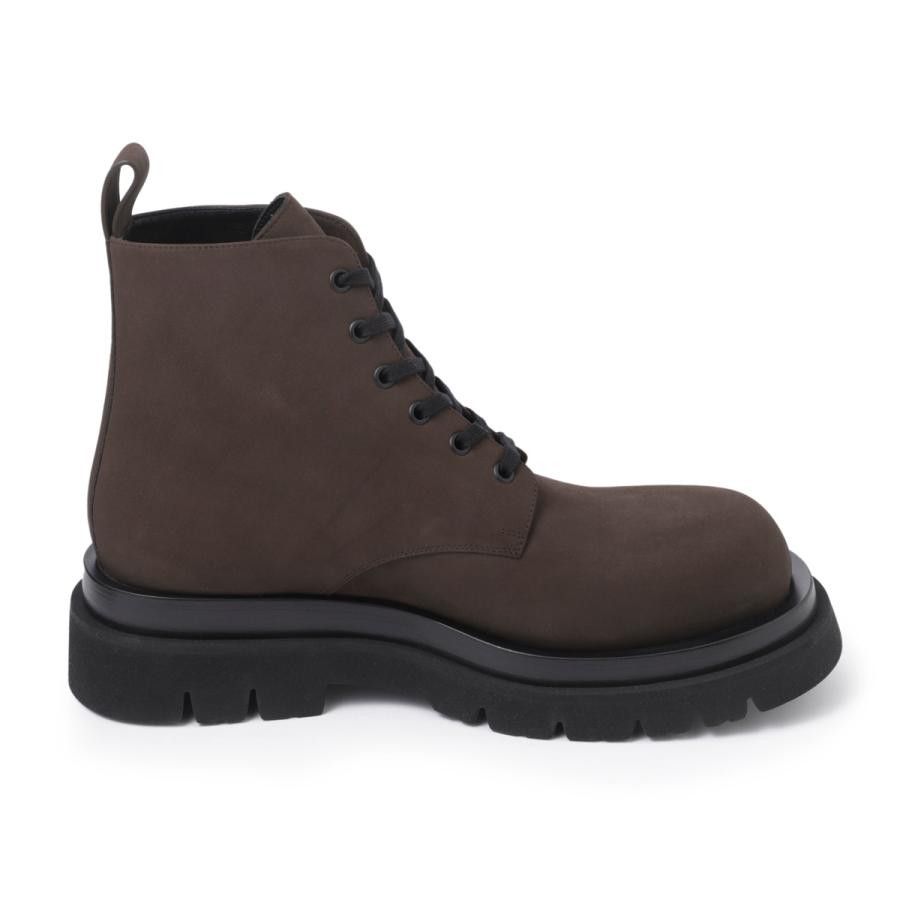 Bottega Veneta o1bcso1str1025 Lug Lace-Up Ankle Boots in Brown Size US 7 / EU 40 - 1 Thumbnail