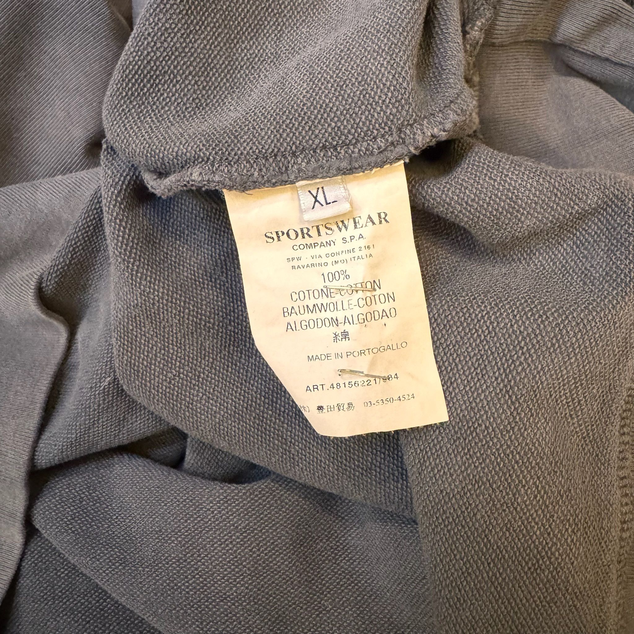Stone Island Stone Island Hooded Sweatshirt Grey Size US XL / EU 56 / 4 - 7 Thumbnail
