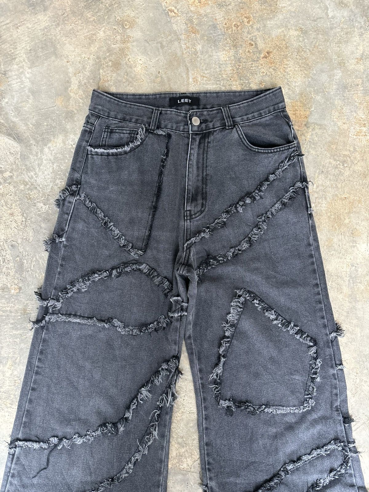 If Six Was Nine Y2k Bootcut Leey Distressed Ifsixwasnine Lgb Style Jeans Size US 29 - 2 Thumbnail