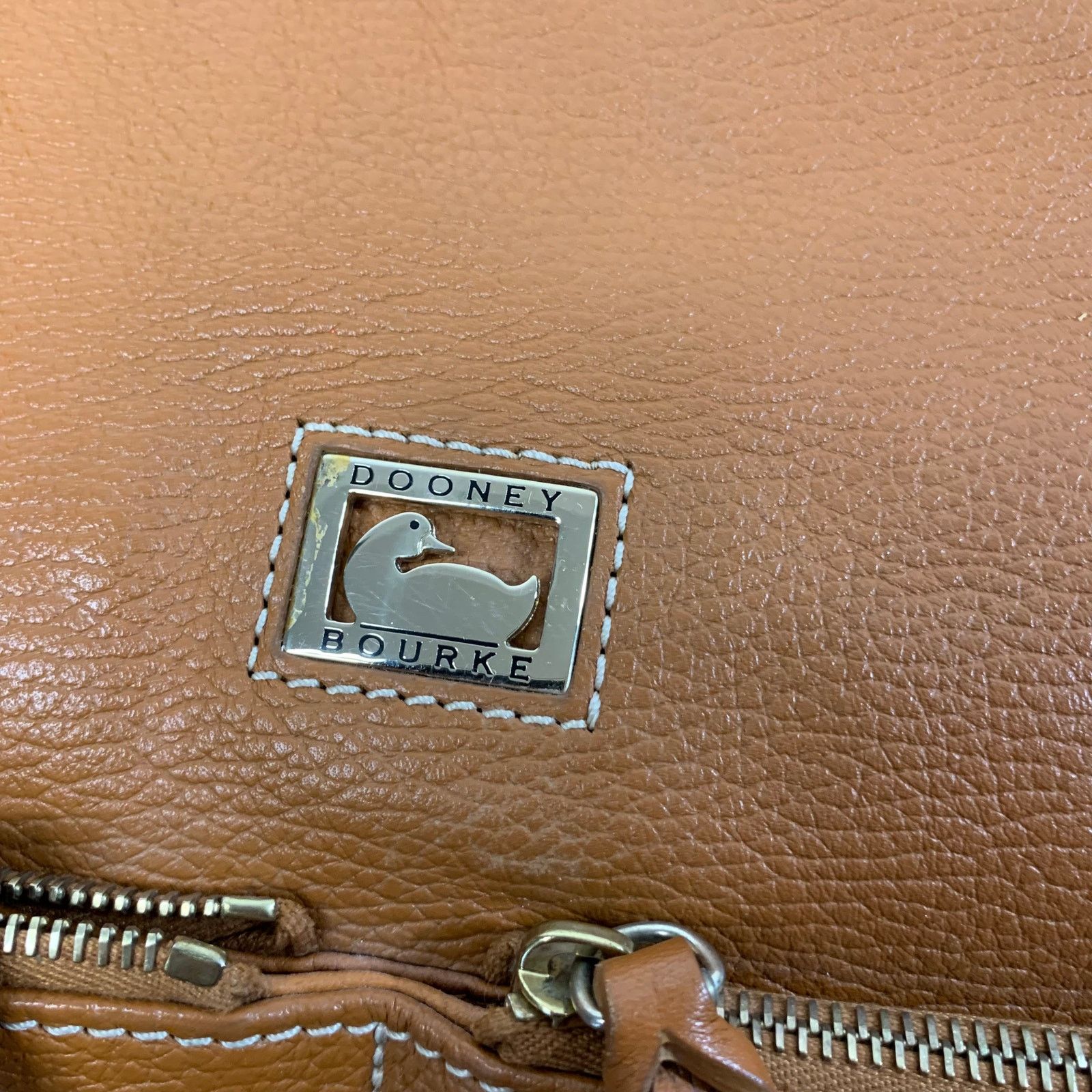 Dooney & Bourke Dooney & Bourke Brown Genuine Leather Handbags Size ONE SIZE - 11 Thumbnail
