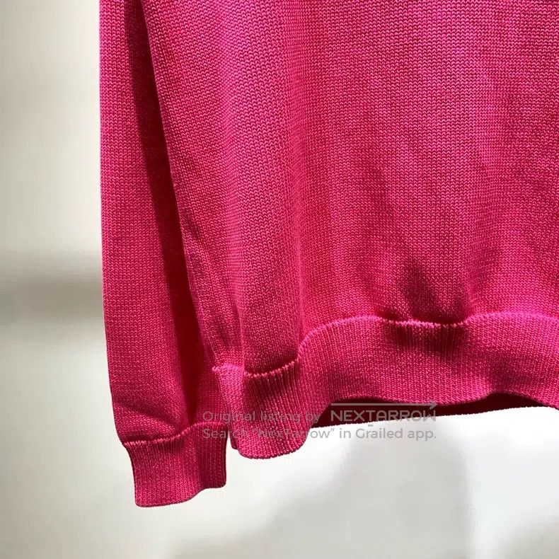 Other Givenchy Fuchsia Off-center Logo Knitted Sweater Size US XL / EU 56 / 4 - 5 Thumbnail