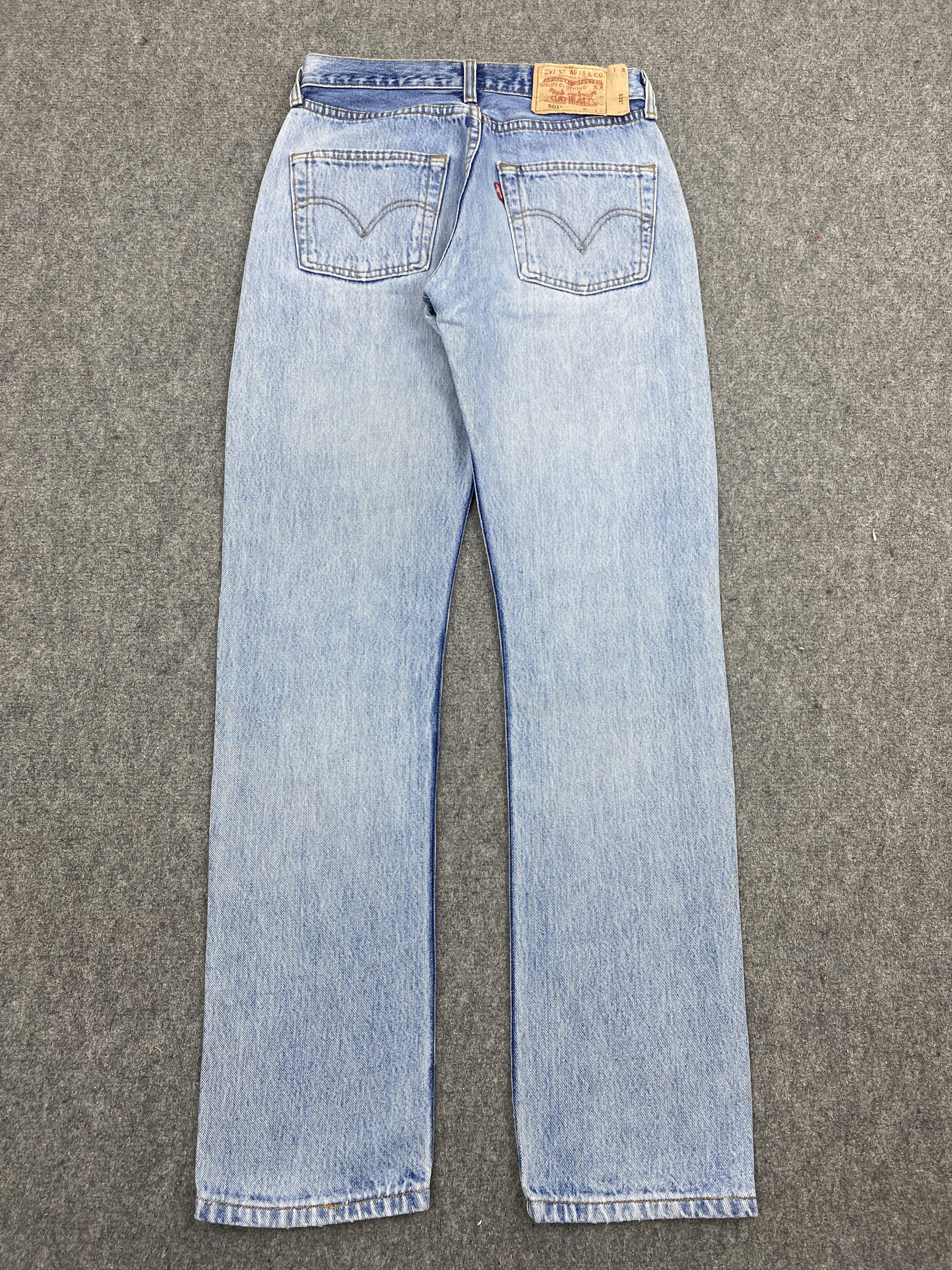 Levi's Faded Blue Vintage Levis 501 Jeans DP2761 Size US 27 - 3 Thumbnail