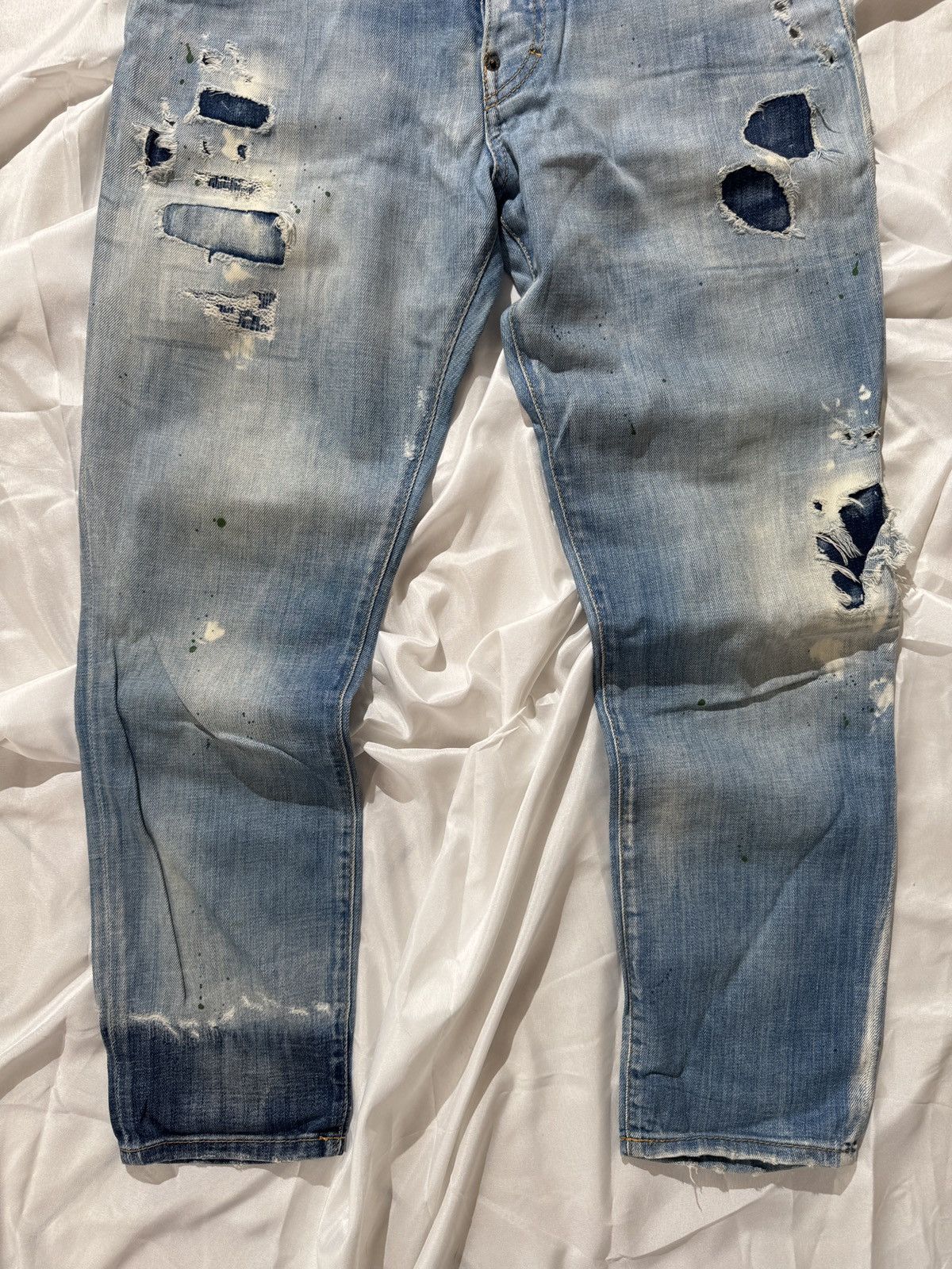 Dsquared2 Dsquared2 Slim Fit Distressed Jeans Size 30" / US 8 / IT 44 - 4 Thumbnail