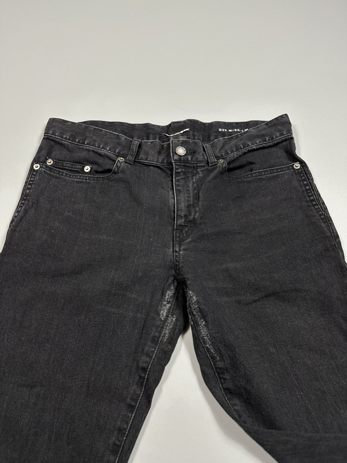 Saint Laurent Paris 2019 Saint Laurent D02 M/SK-LW Distressed Skinny Jeans Size US 31 - 3 Thumbnail