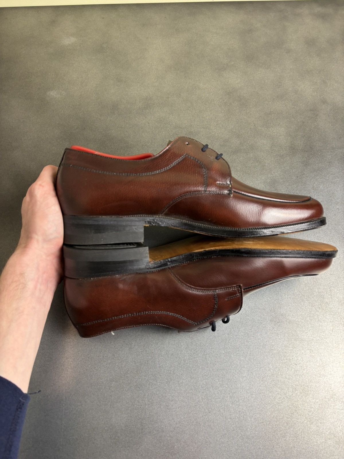 Eaton × Leather × Vintage 1960s Vintage Loafers 1970s Leather Moc Toe Size US 9 / EU 42 - 14 Thumbnail