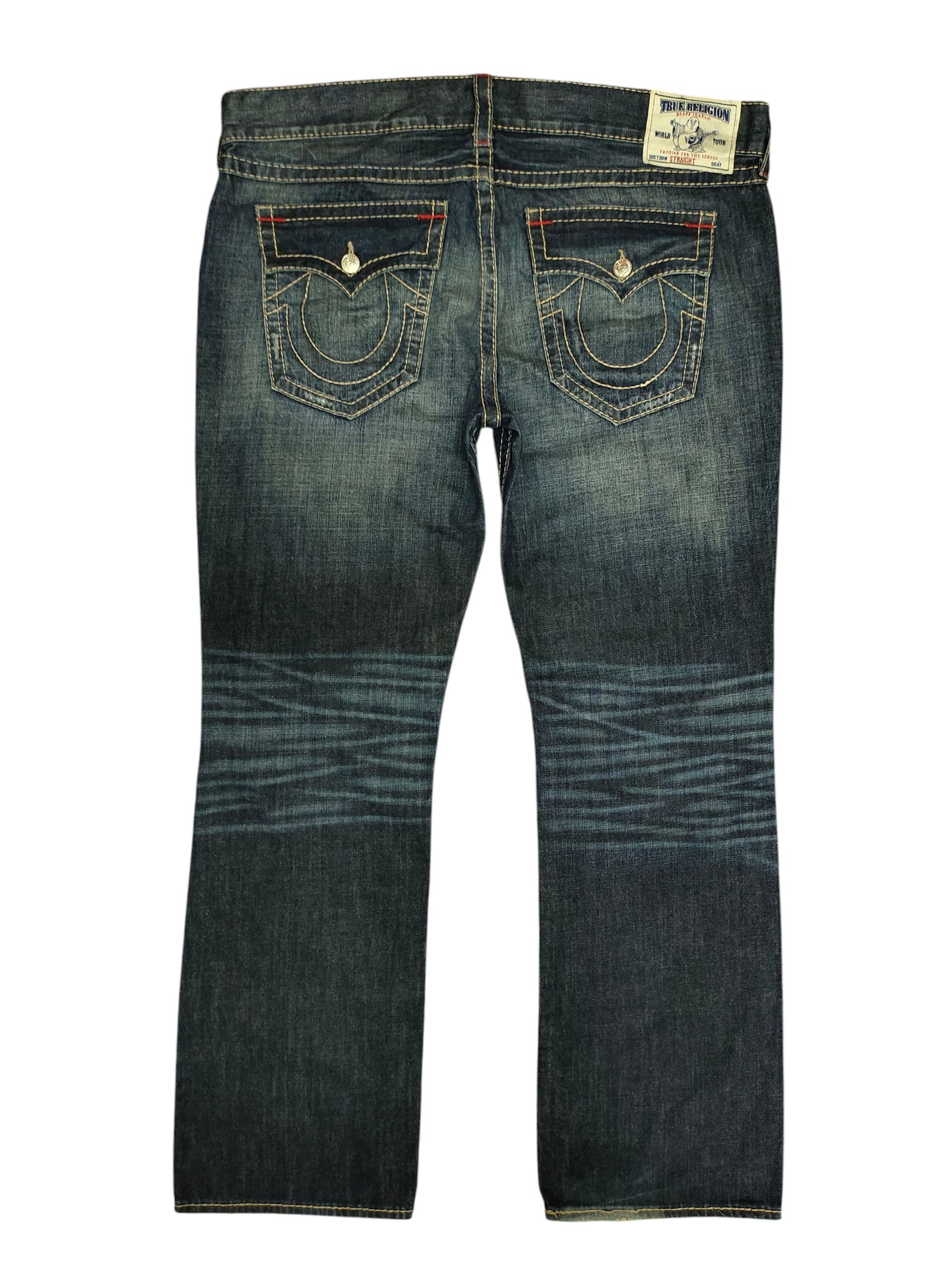 True Religion True Religion Straight Clawmark Distress Denim Jeans Size US 42 / EU 58 - 1 Thumbnail