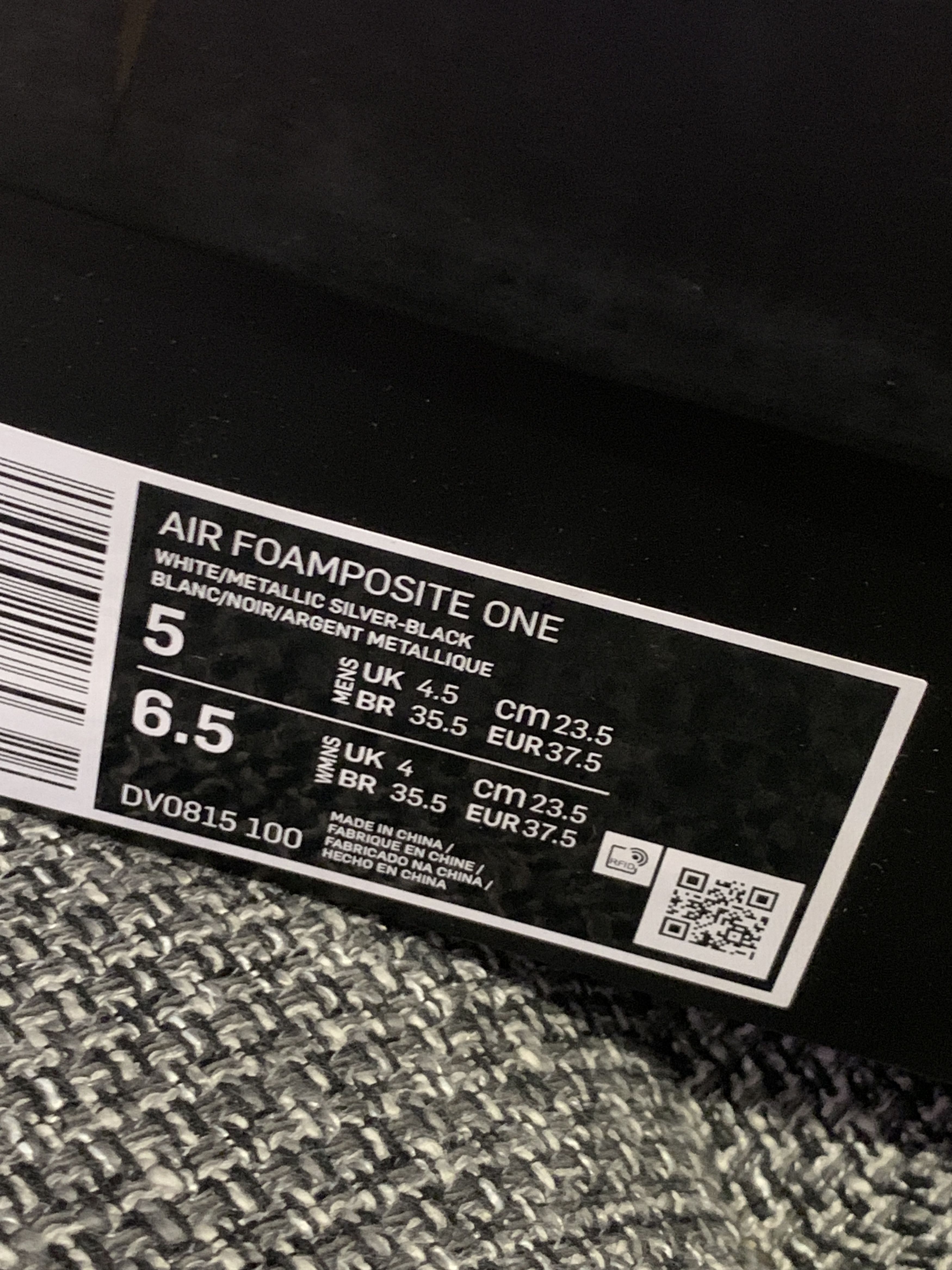 nike air foamposite one