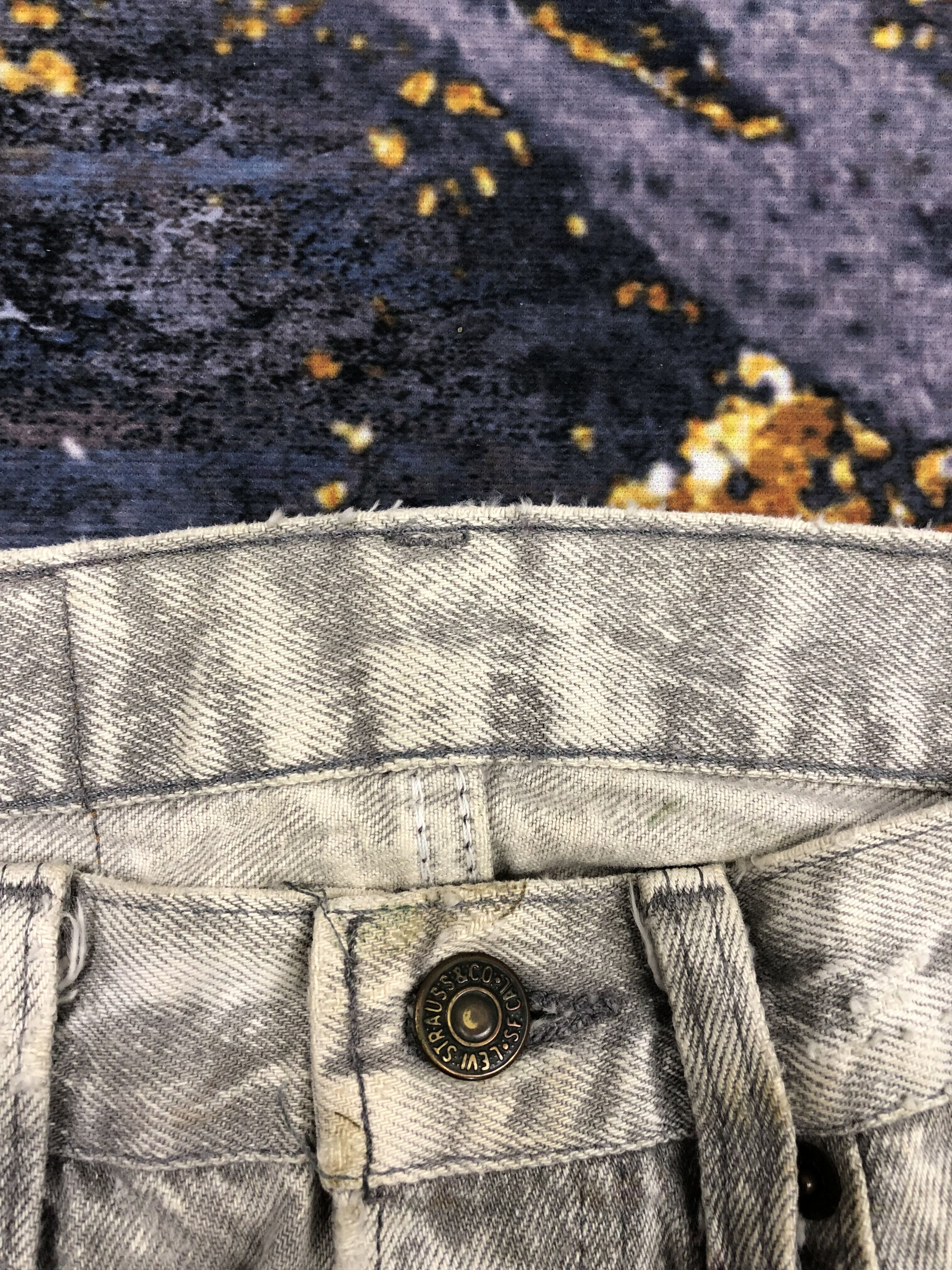Levi's Vintage 90s Levi's 501 Acid Washed Jeans DPP0036 Size US 30 / EU 46 - 6 Thumbnail