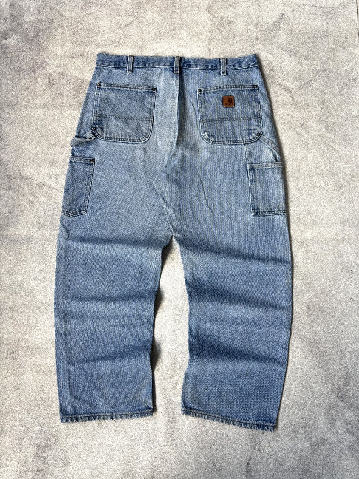 Carhartt ⚒️SOLD⚒️faded carhartt double knee B73 size 36 Size US 36 / EU 52 - 1 Thumbnail