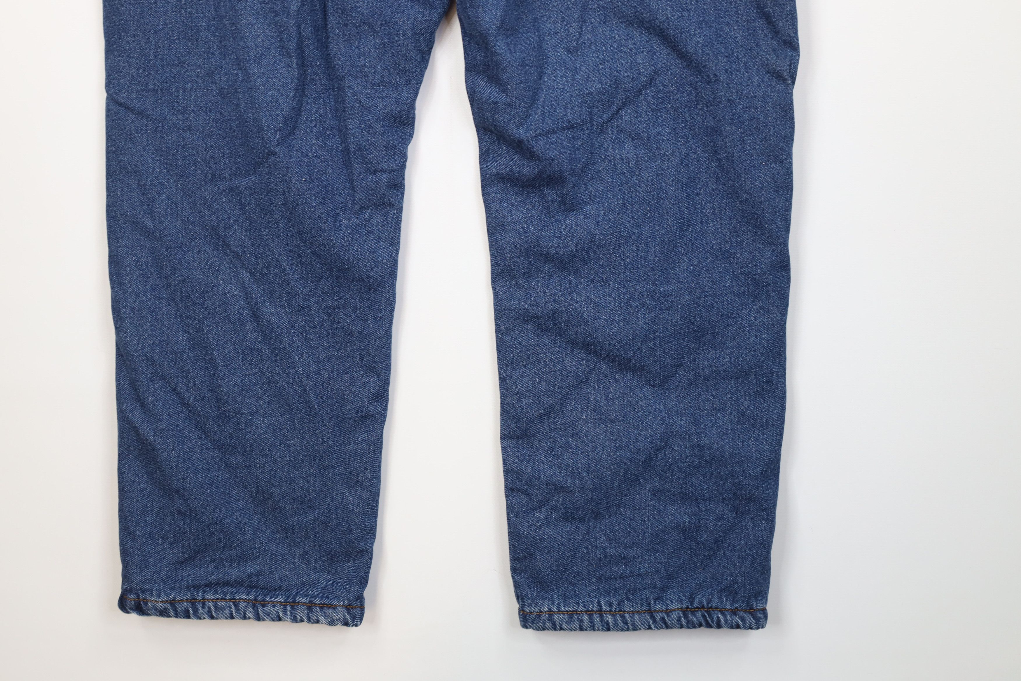 Vintage Vintage Y2K Streetwear Lined Wide Leg Dungaree Denim Jeans Size US 36 / EU 52 - 14 Thumbnail