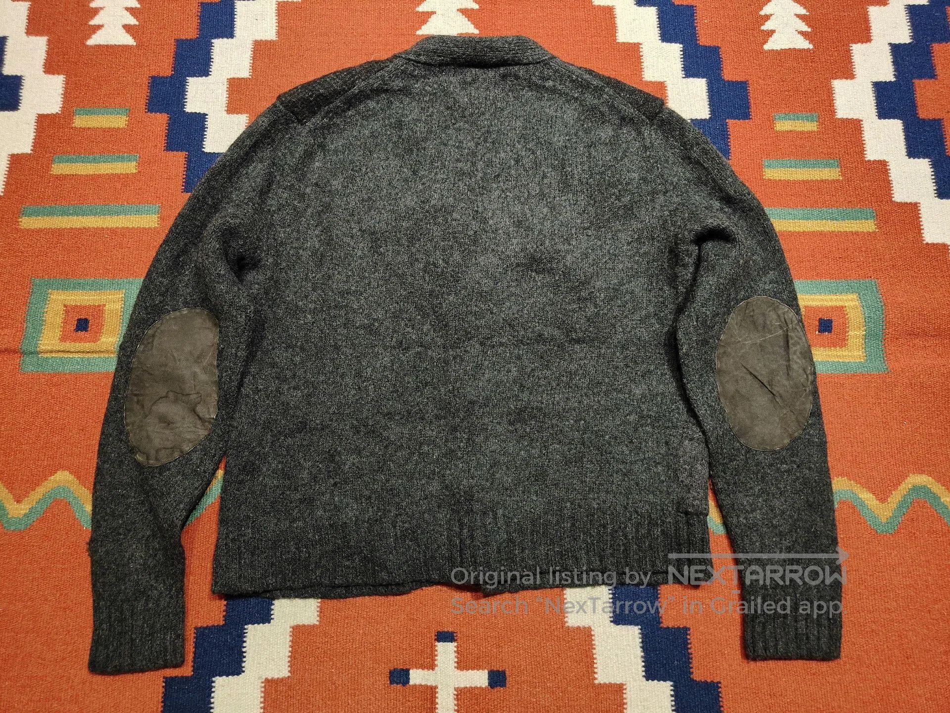 RRL Ralph Lauren RRL Patchwork Wool Cardigan. Size US L / EU 52-54 / 3 - 3 Thumbnail