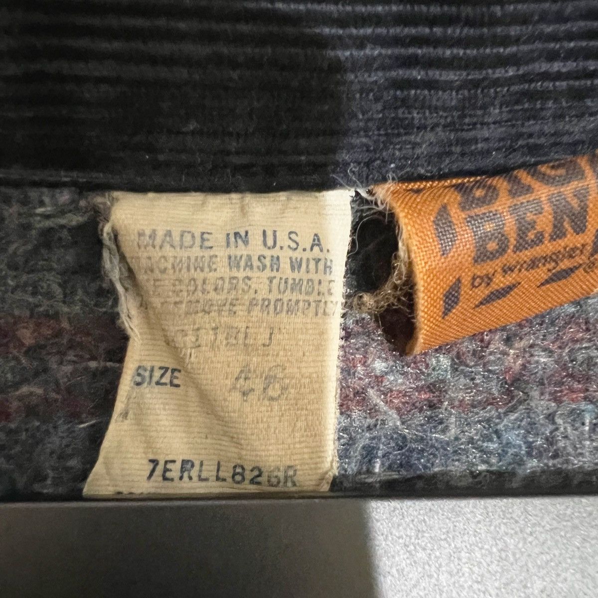 Vintage × Wrangler 80's Big Ben Wranglers Chore Barn Denim Jacket Size US S / EU 44-46 / 1 - 7 Thumbnail