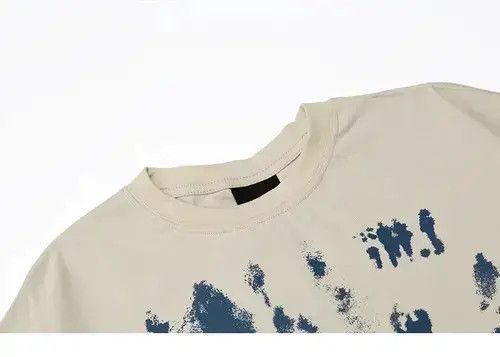 Other Unisex Harajuku Shadow Letter Printed Short Sleeve T Shirt Size US M / EU 48-50 / 2 - 3 Thumbnail