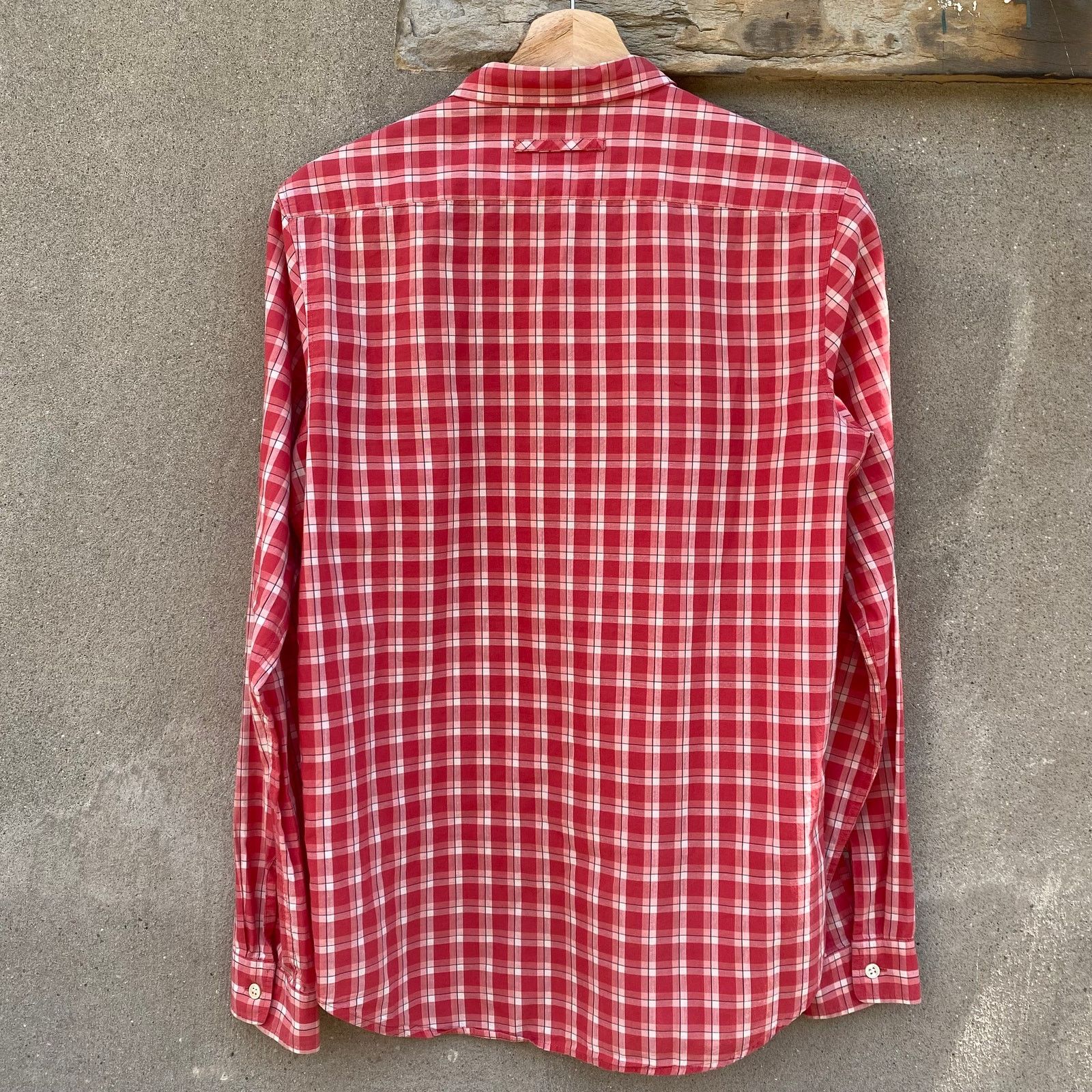 A.P.C. A.P.C. Plaid Button Up 100% Cotton Shirt Size US S / EU 44-46 / 1 - 2 Thumbnail