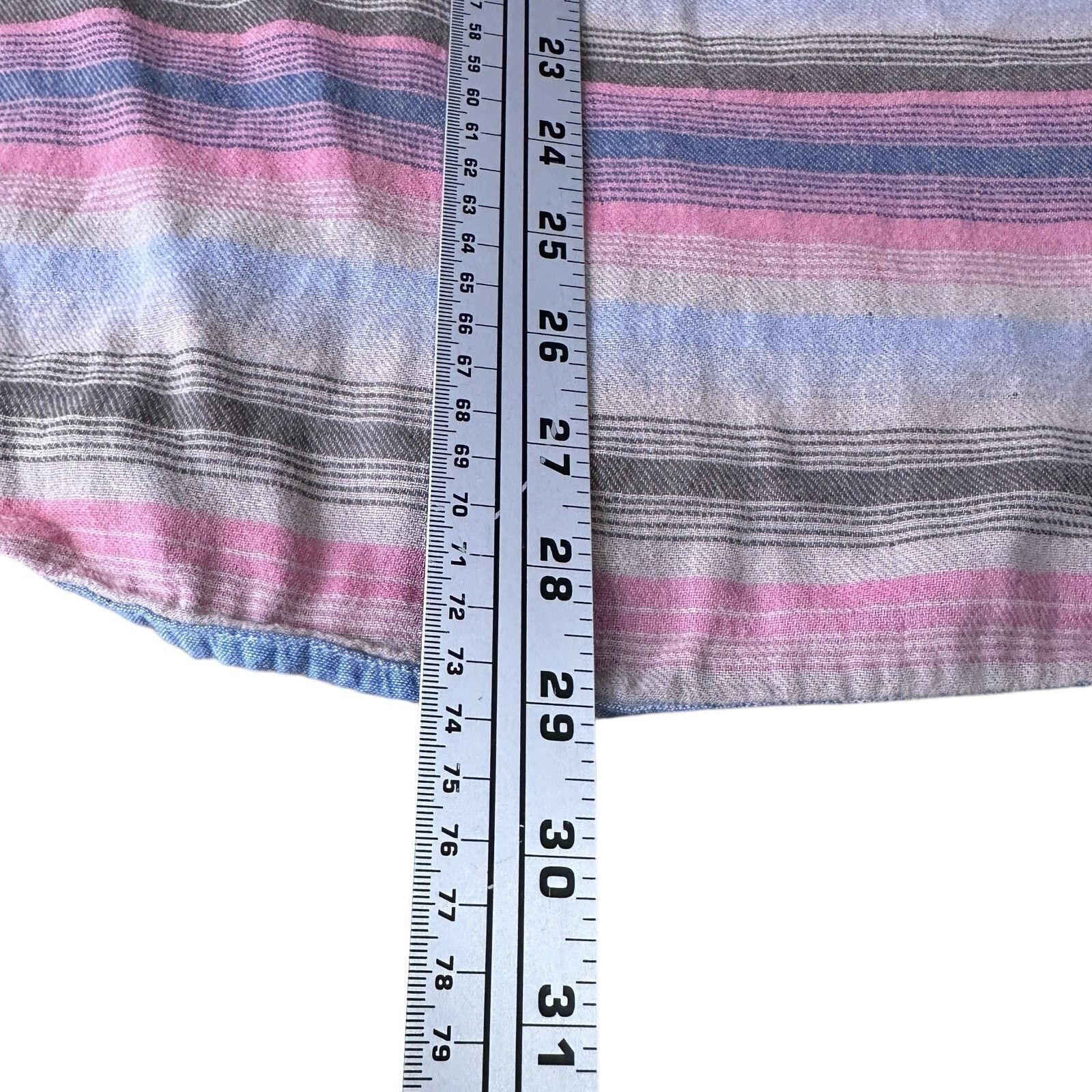 Faherty Faherty Reversible Belmar Shirt Mens L Blue Pink Long Sleeve Size US L / EU 52-54 / 3 - 12 Thumbnail