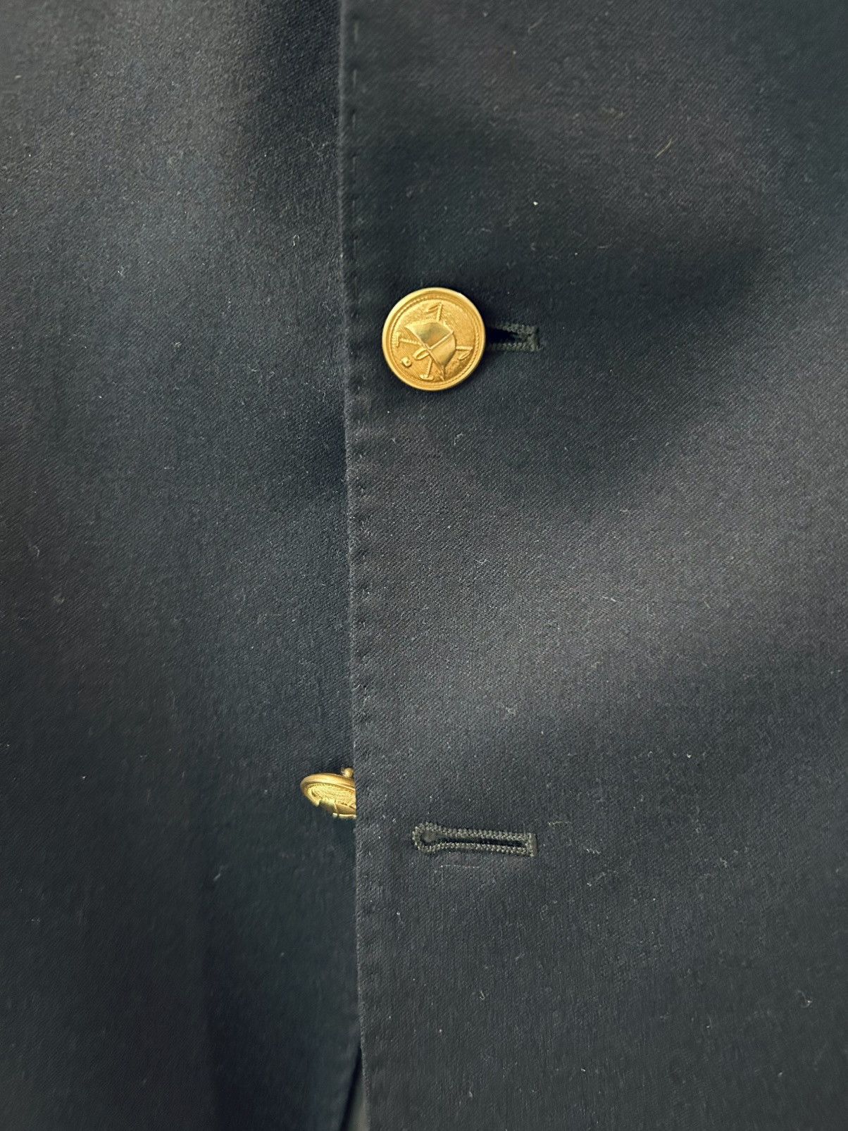 Polo Ralph Lauren Polo Iconic Doeskin Navy Blazer 38 Long $898 Size 38L - 2 Thumbnail
