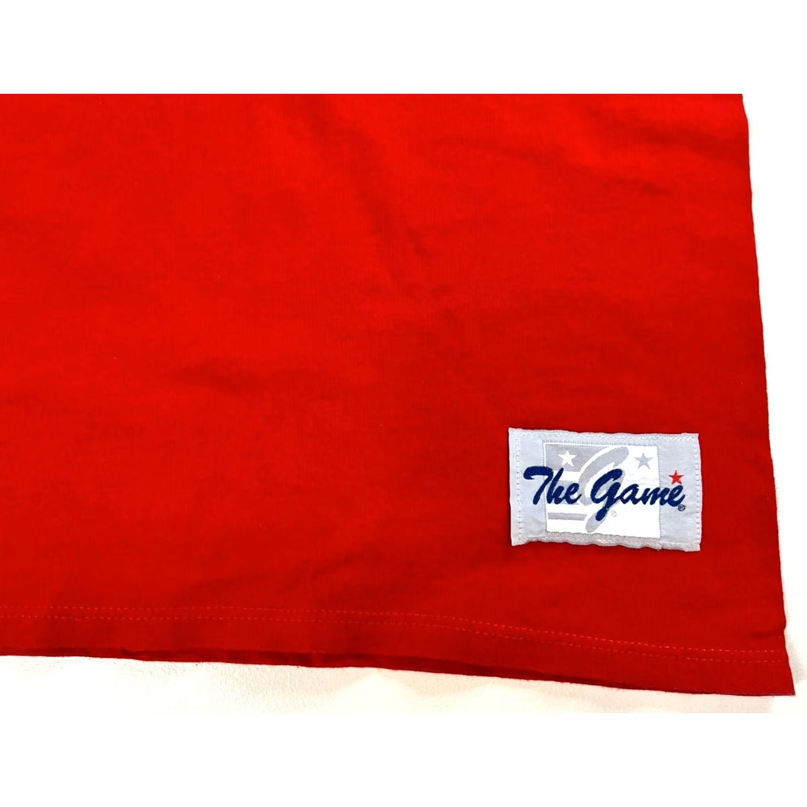 Vintage VINTAGE The Game Chicago Bulls T-Shirt Men's 90s Red XL Logo Short Sleeve Crew Neck 100% Cotton Size US XL / EU 56 / 4 - 6 Thumbnail