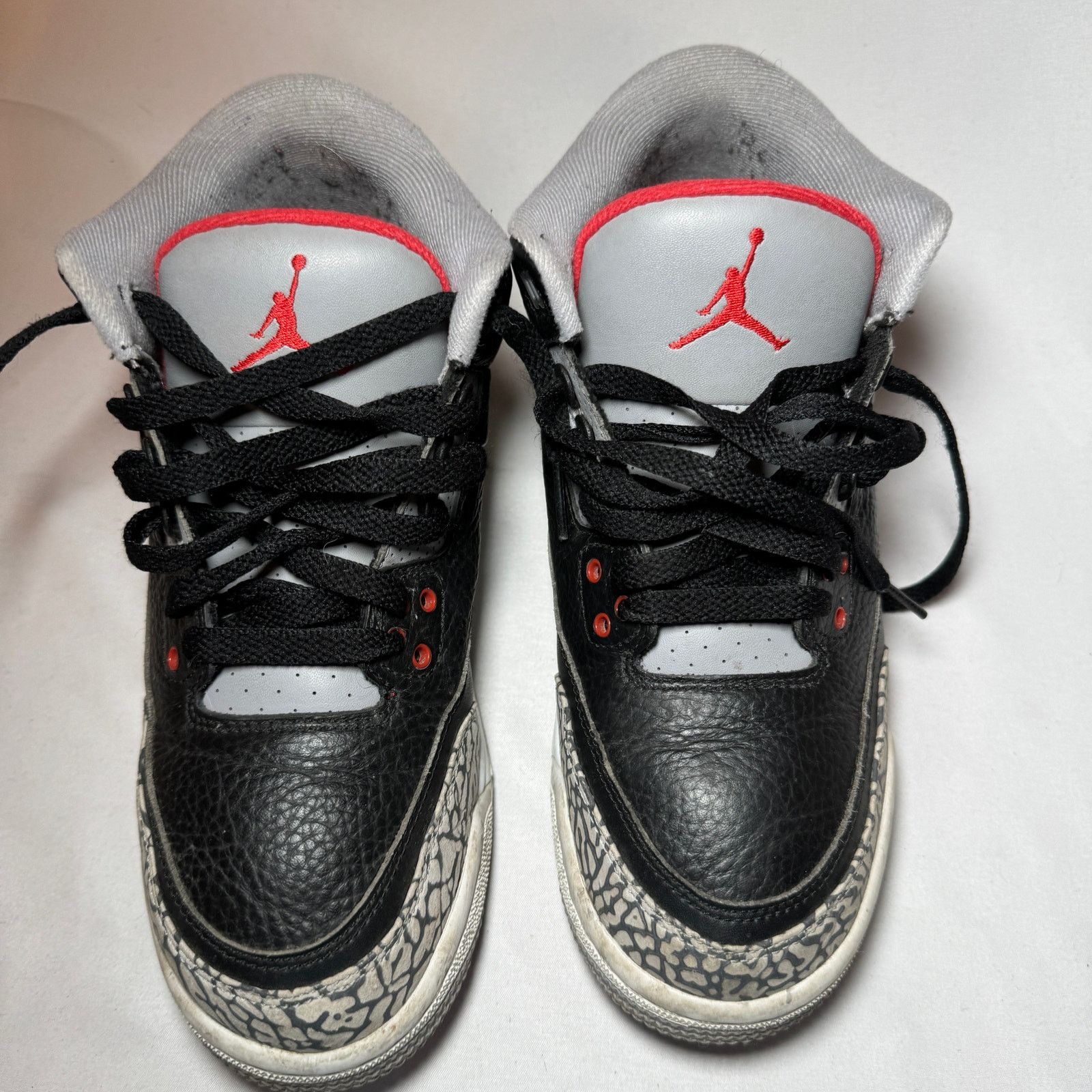 Jordan Brand × Nike Size 7 - Nike Air Jordan 3 Retro OG BG Black Cement 2018 Size US 7 / EU 40 - 4 Thumbnail