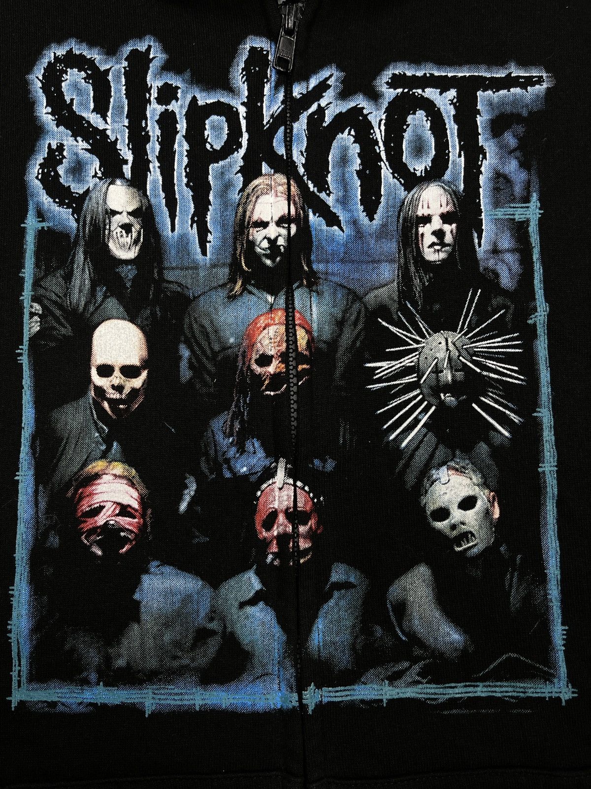 Slipknot Vintage Slipknot Zip Hoodie Black Big Logo Metal Rock Size US L / EU 52-54 / 3 - 10 Thumbnail
