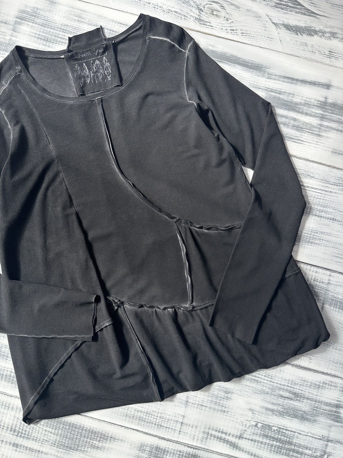 Other BARBARA SPEER Avant Garde Asymmetric Tunic Blouse Lagenlook Size M / US 6-8 / IT 42-44 - 8 Thumbnail