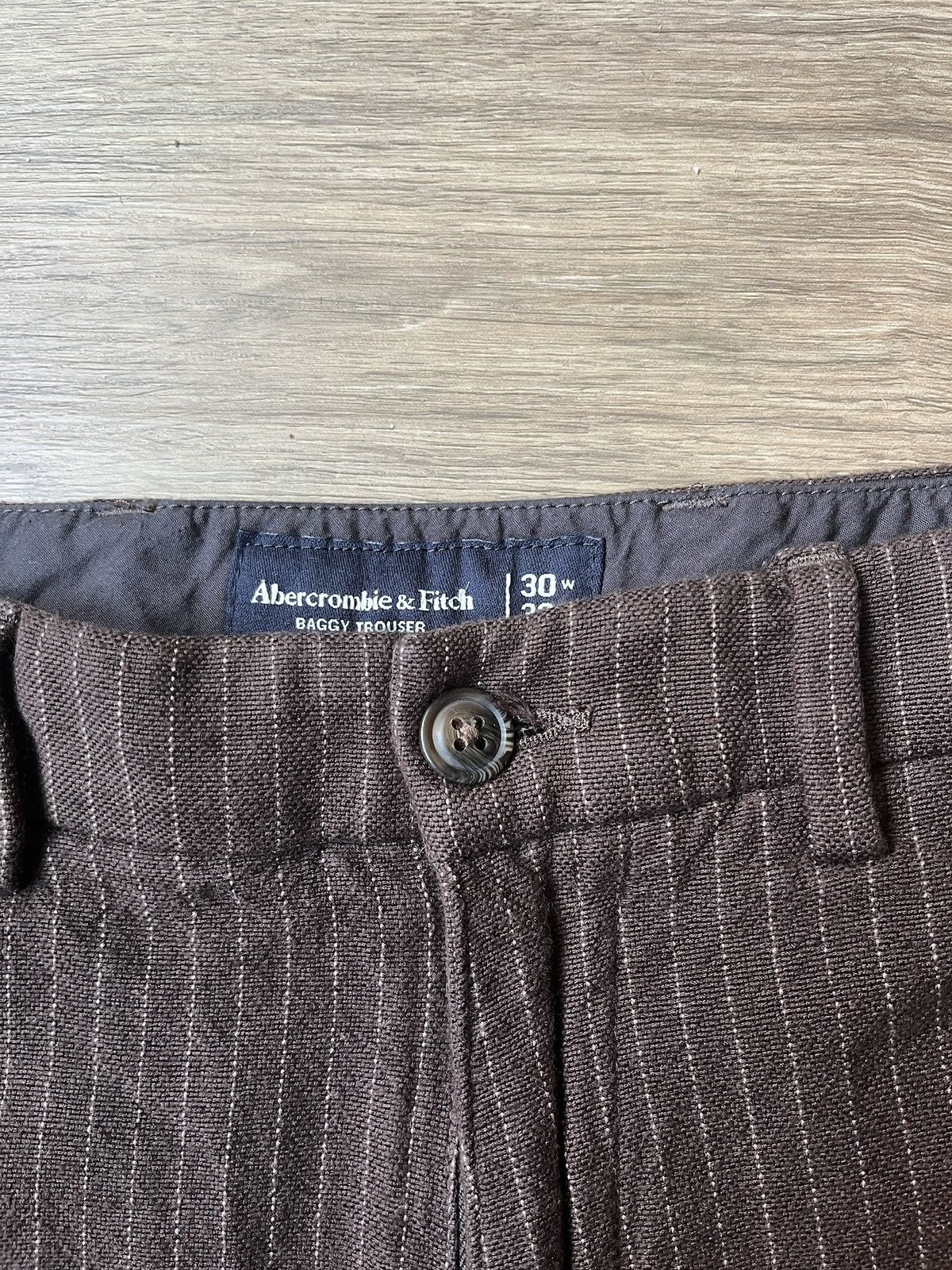 Abercrombie & Fitch Baggy Pinstripe Pants 30x30 Size US 30 / EU 46 - 3 Thumbnail