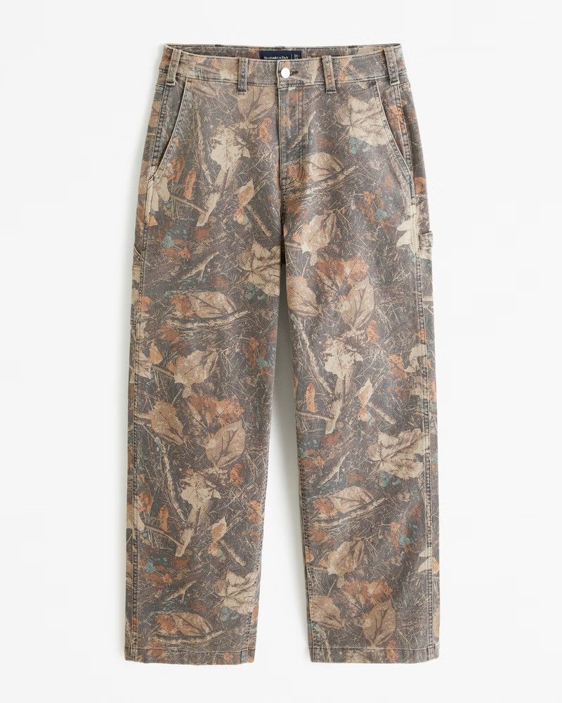 Abercrombie & Fitch Abercrombie & fitch baggy workwear pant brown Camo ...