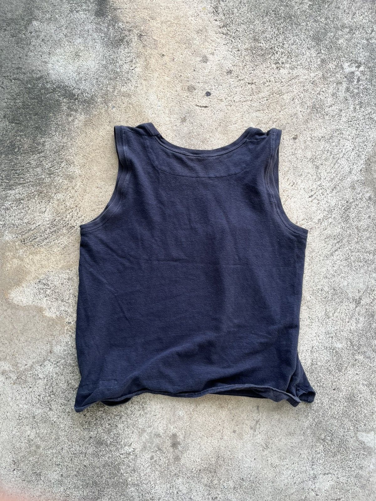 Kapital Rare Kapital Kiro Hirata NAVY Cropped tanks top Size US M / EU 48-50 / 2 - 2 Thumbnail