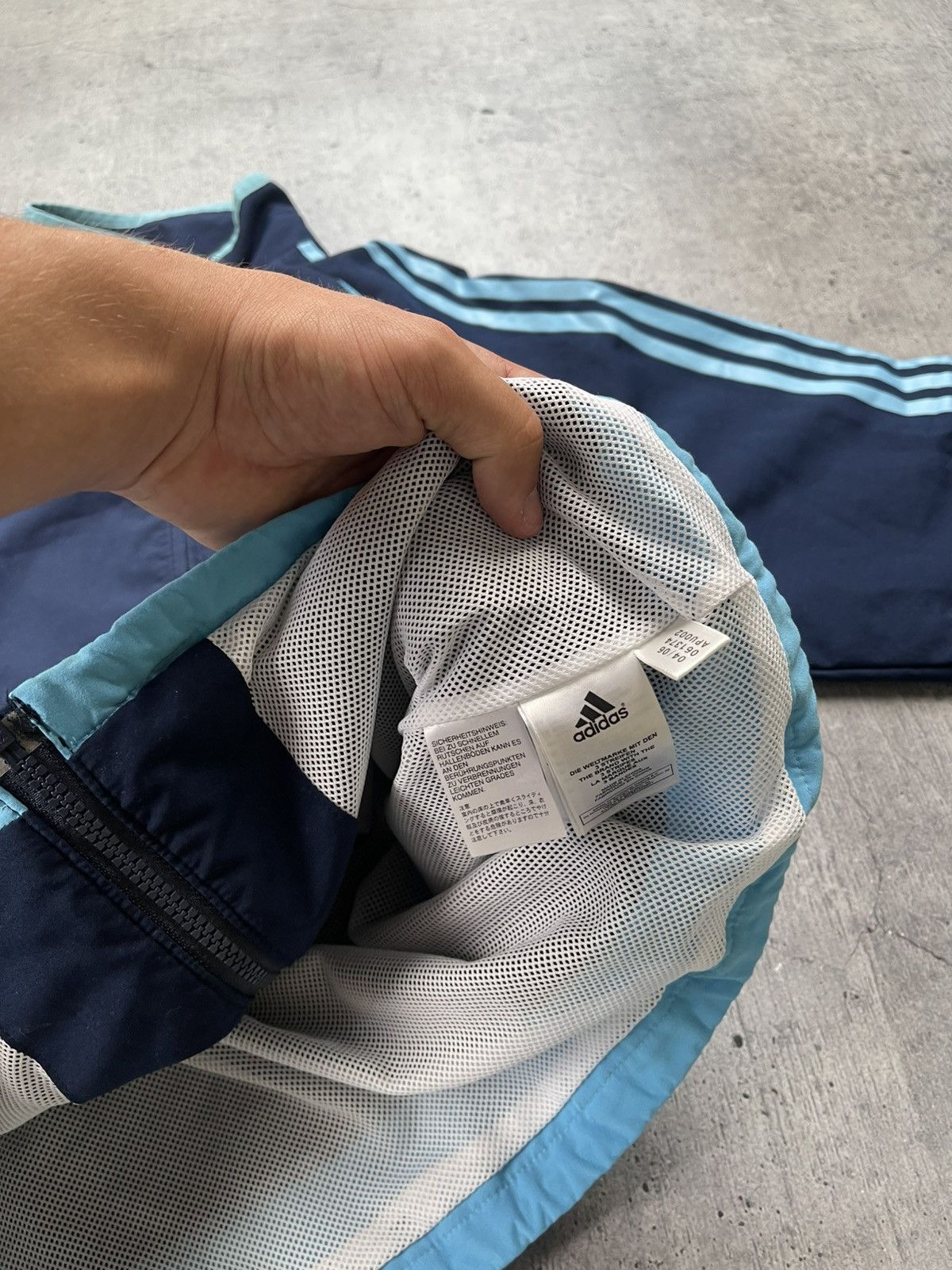 Adidas Vintage 00’s Adidas Marseille Nylon Olympic Jacket Y2K Size US S / EU 44-46 / 1 - 10 Thumbnail