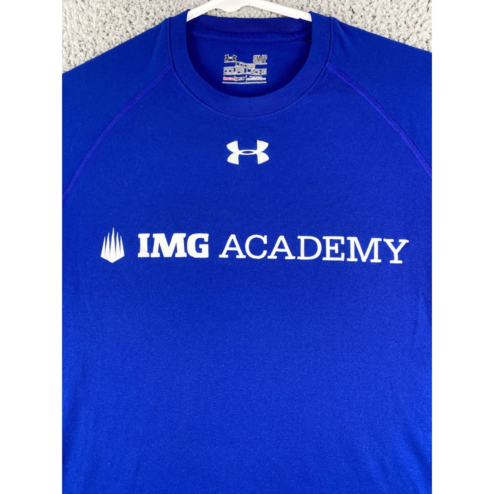 Under Armour Under Armour UA Men's Short Sleeve Loose Fit Heat Gear T Shirt Size S Blue/37-34 Size US S / EU 44-46 / 1 - 2 Thumbnail
