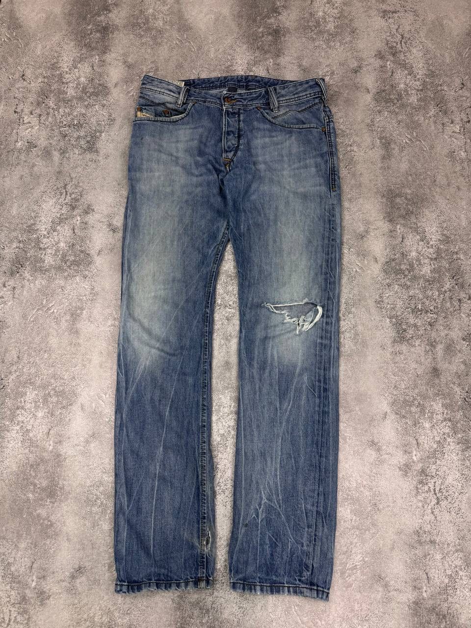 Diesel Diesel Iakop Mens Blue Denim Pants Jeans Size US 31 - 2 Thumbnail