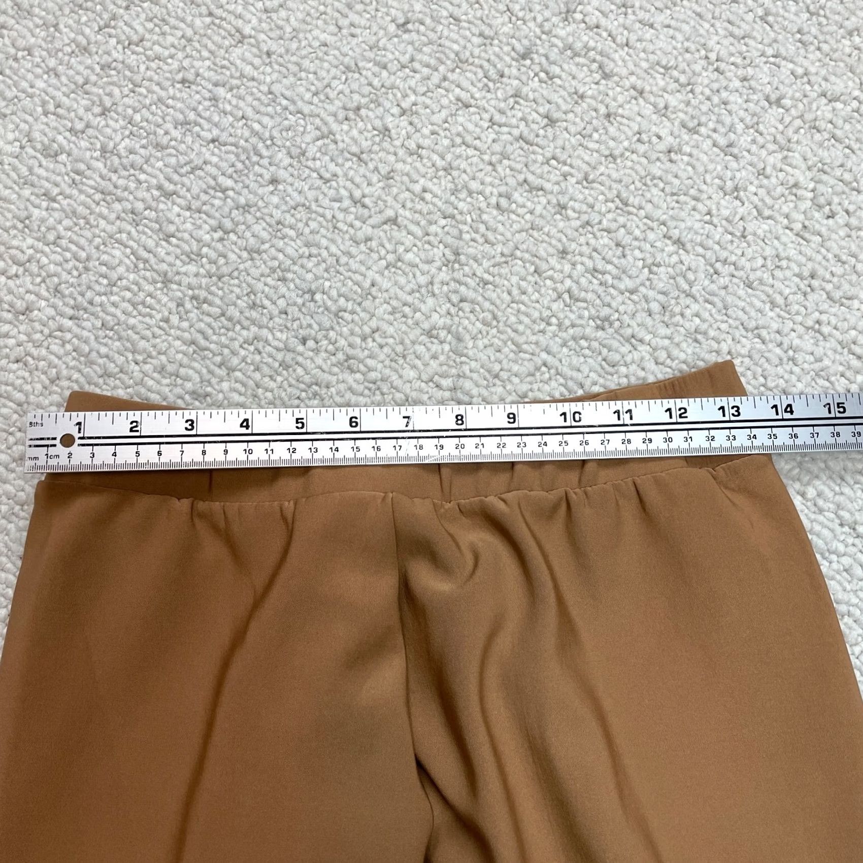 Vintage VINTAGE New Mix Skirt 2XL Brown Solid Knee Length Slit A-Line Junior Womens Skirt Size 40" / US 18 - 3 Thumbnail