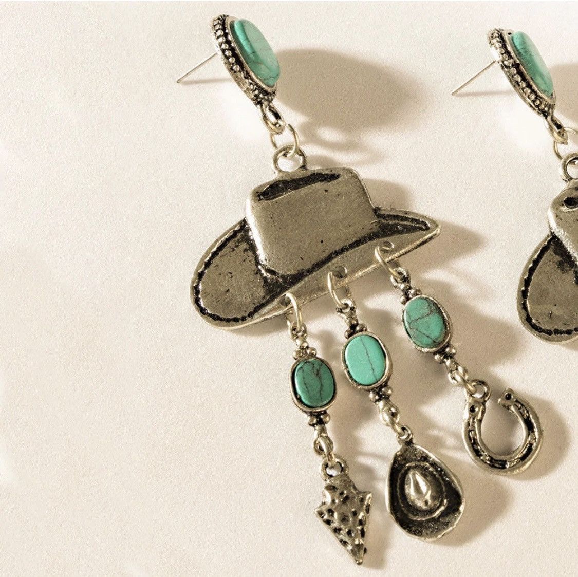 Other Myra Bag Silver and Turquoise Earrings Size ONE SIZE - 2 Thumbnail