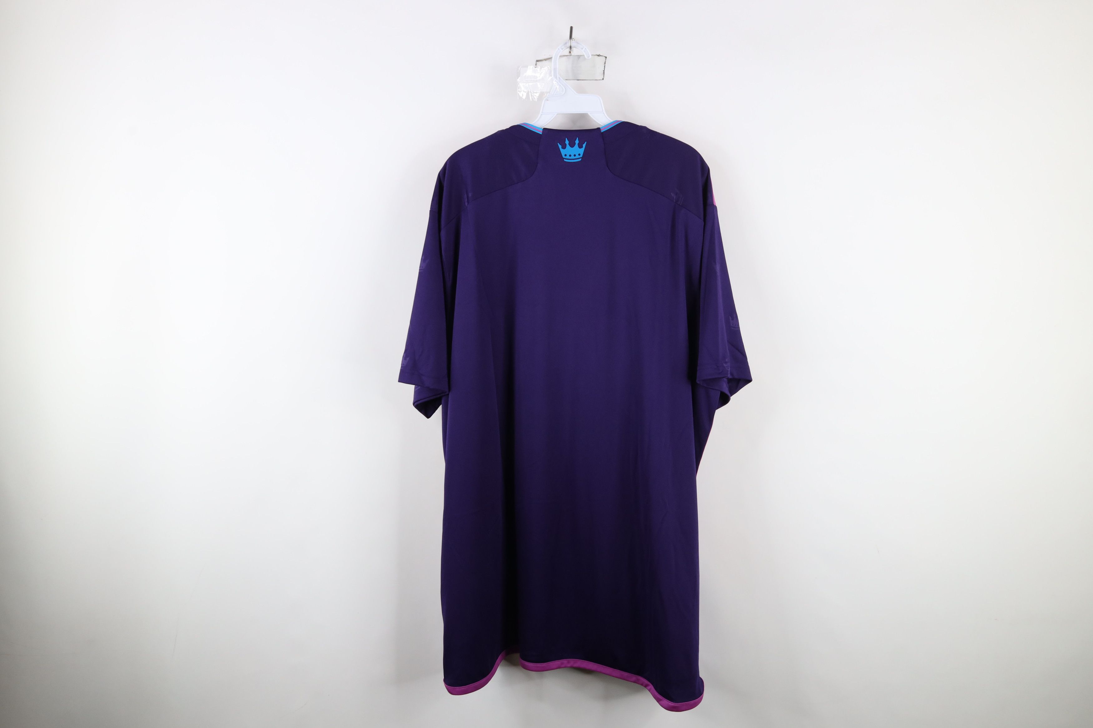 Adidas × Vintage New Adidas Charlotte Football Club Soccer Jersey Purple Size US XXL / EU 58 / 5 - 13 Thumbnail