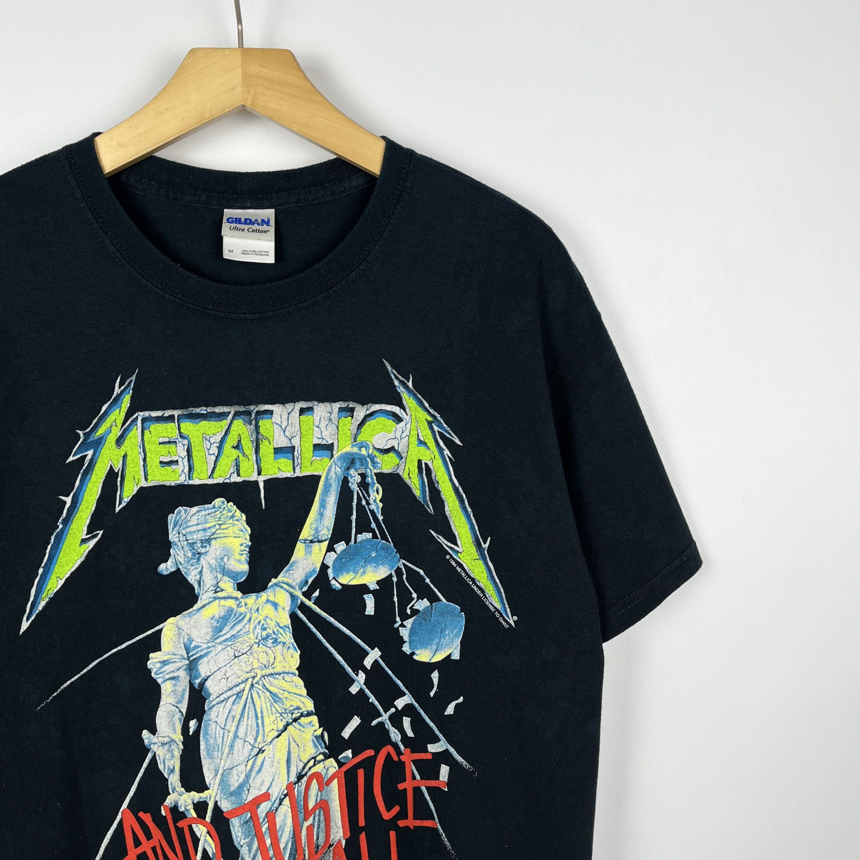 Band Tees Vintage Metallica And Justice For All Rock Band T Shirt 1994 Size US M / EU 48-50 / 2 - 2 Thumbnail